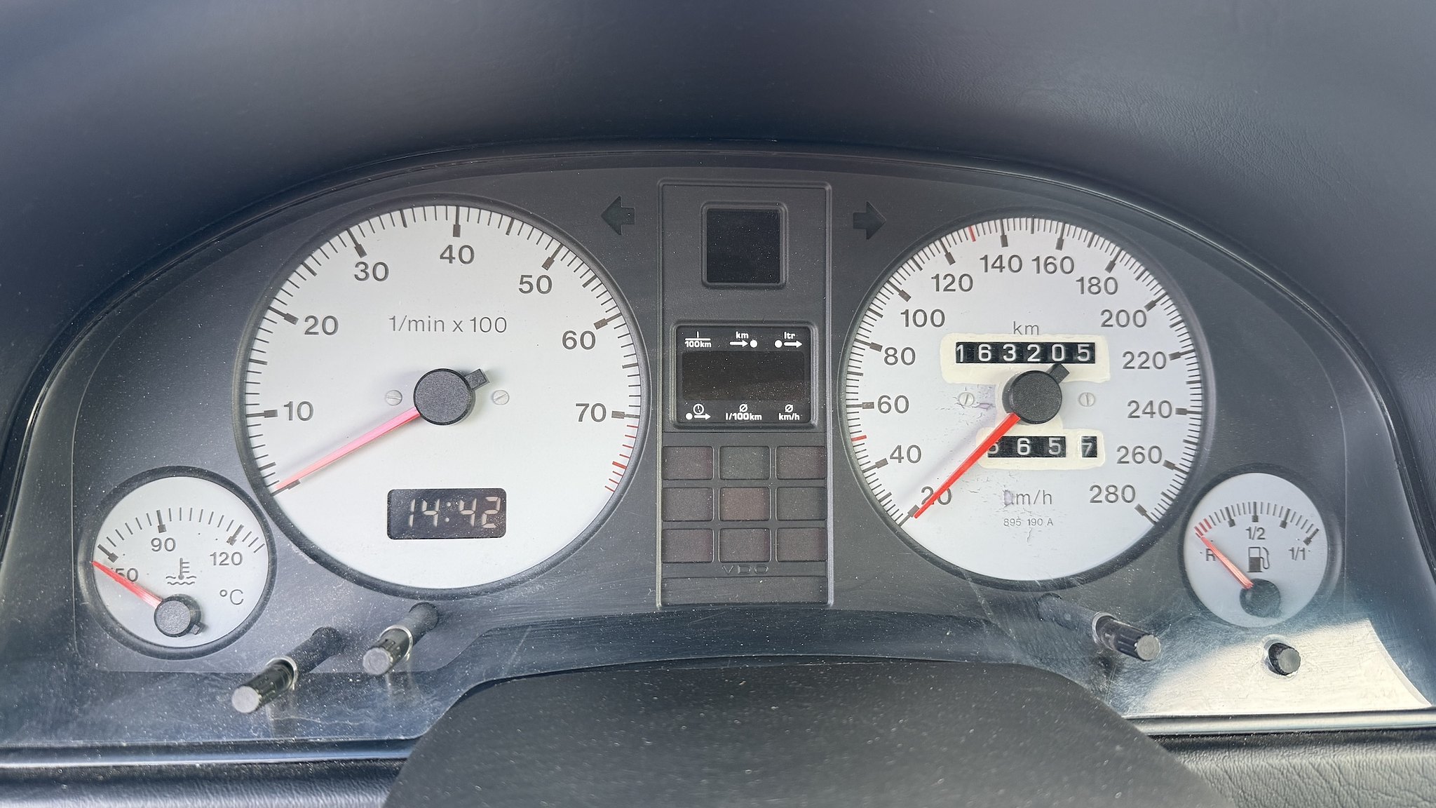 Interiörbild 1992 Audi quattro S2 Abt C5