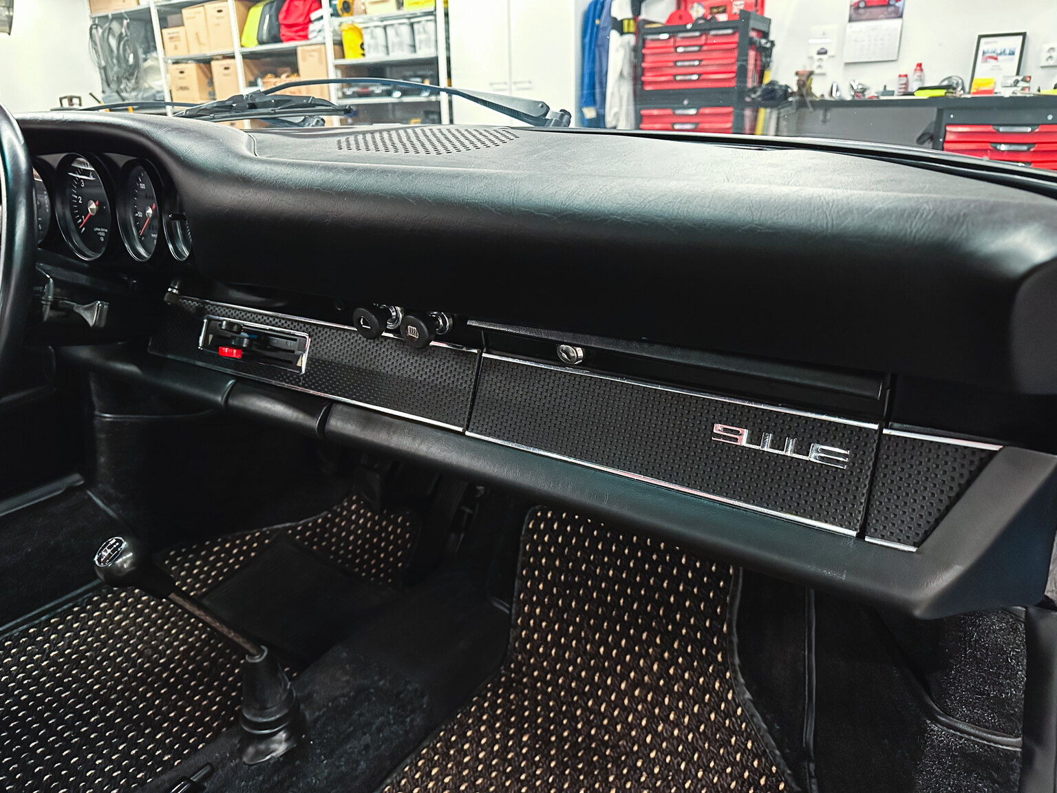 Interiörbild 1970 Porsche 911 E Targa
