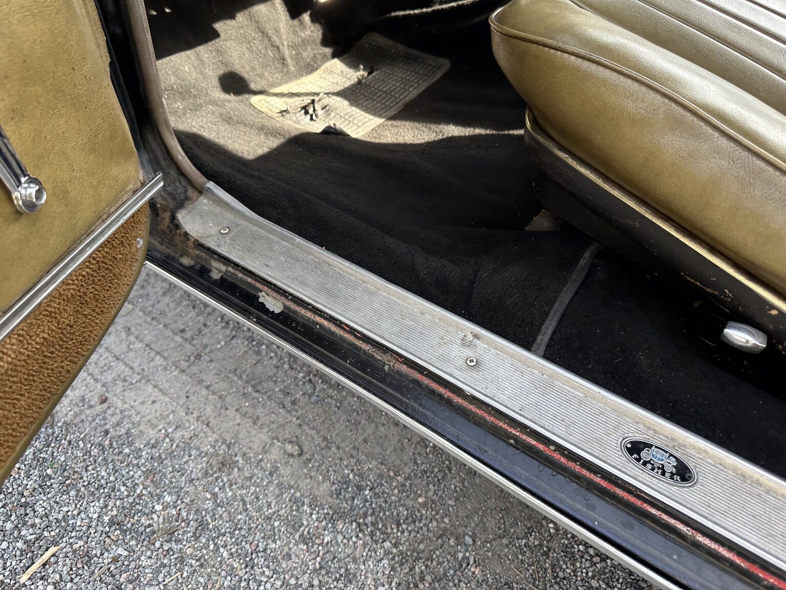 Interiörbild 1969 Pontiac GTO 406cid 