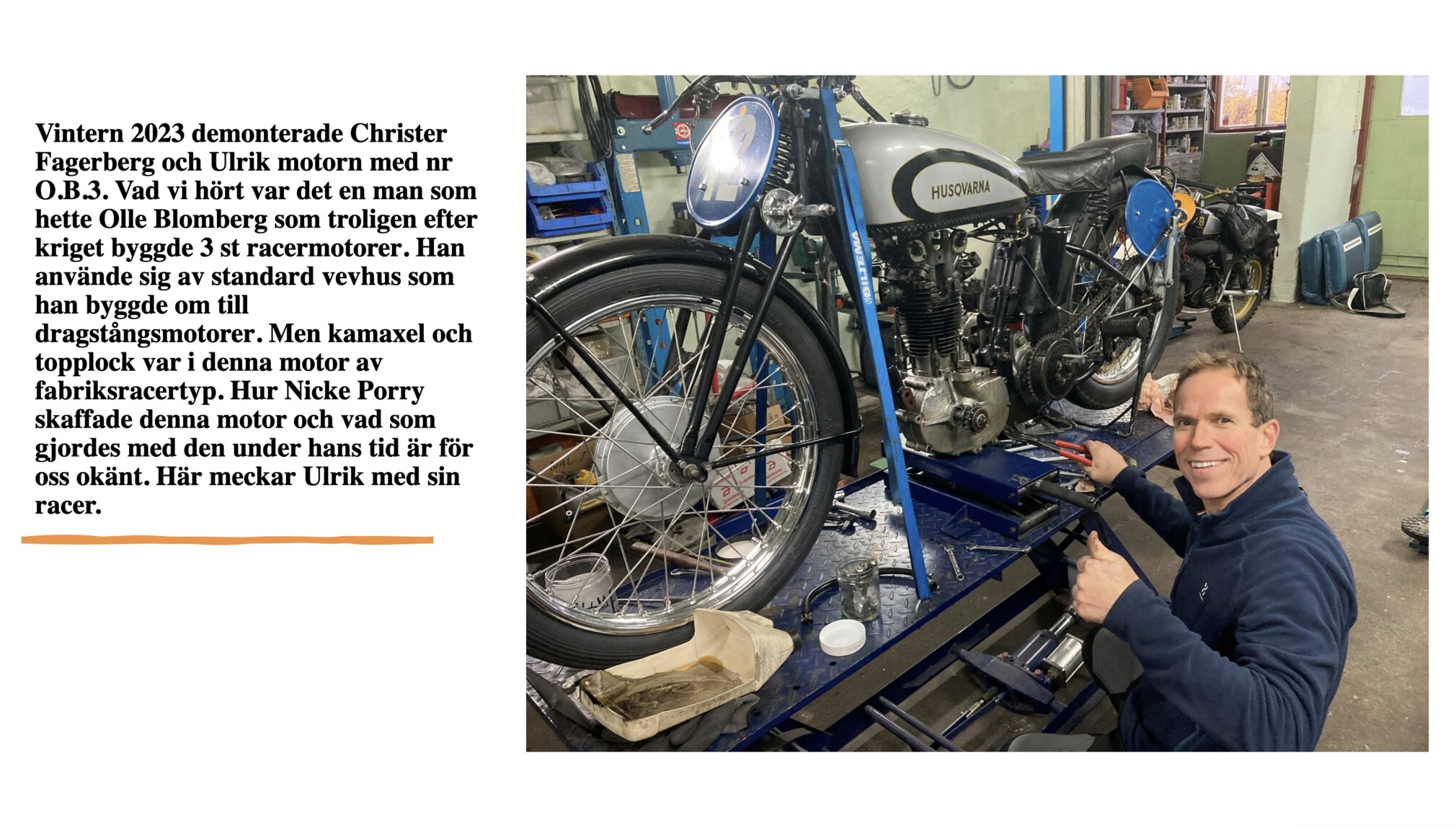 Dokumentation, 1933 Husqvarna 350