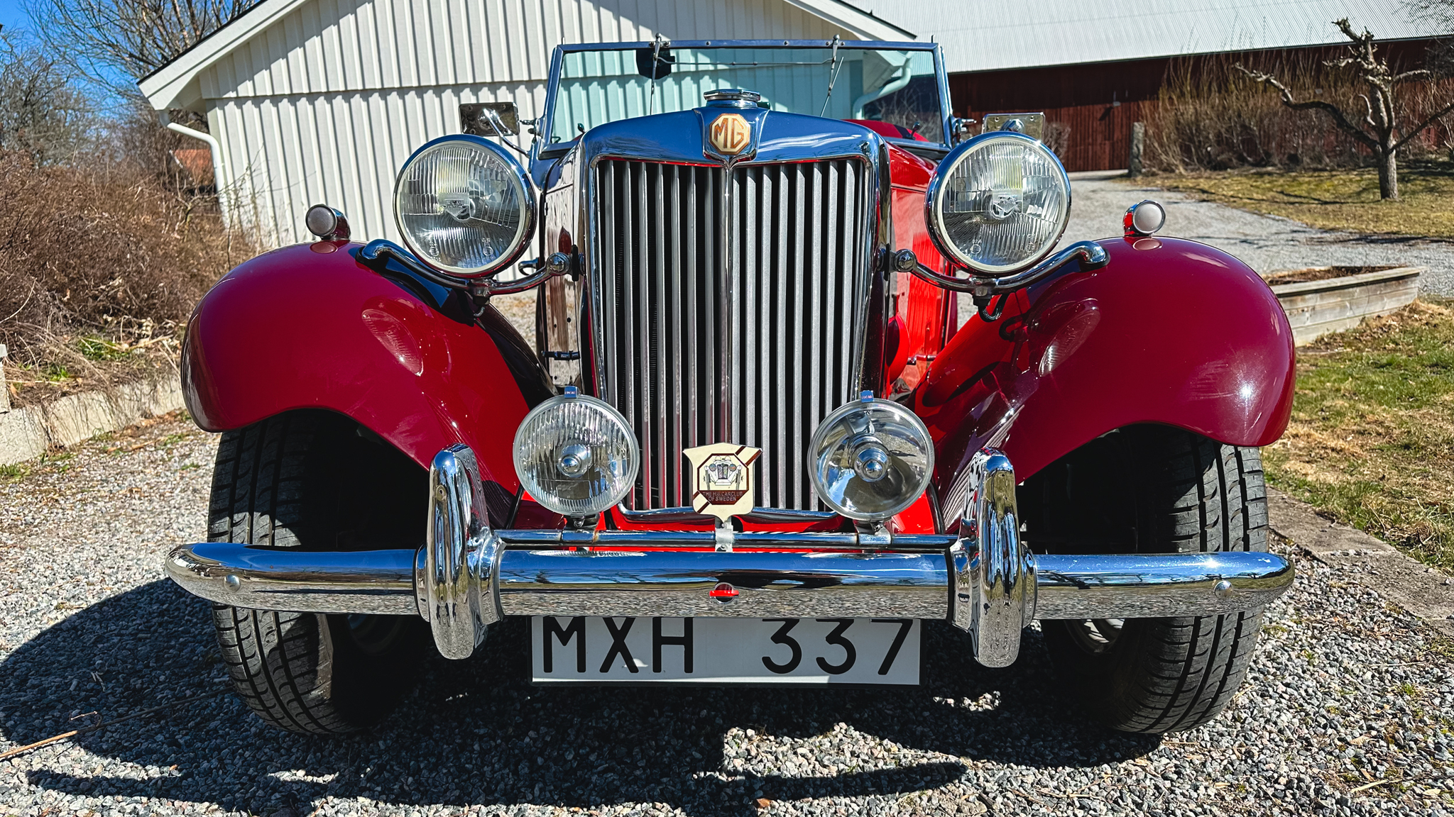 Exterior image of 1951 MG TD MIDGET