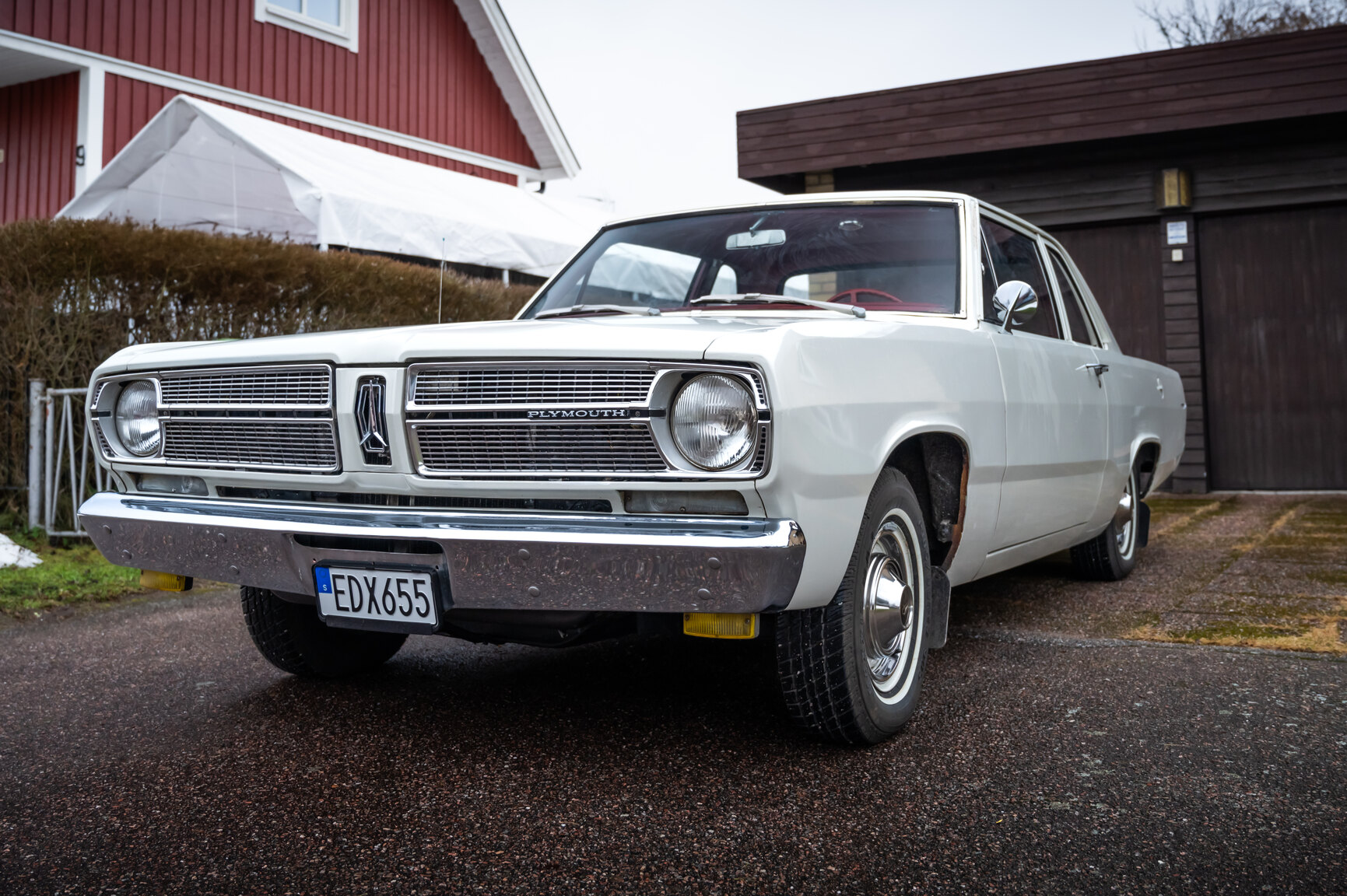 Exteriörbild på 1967 Plymouth Valiant V 100 Sedan
