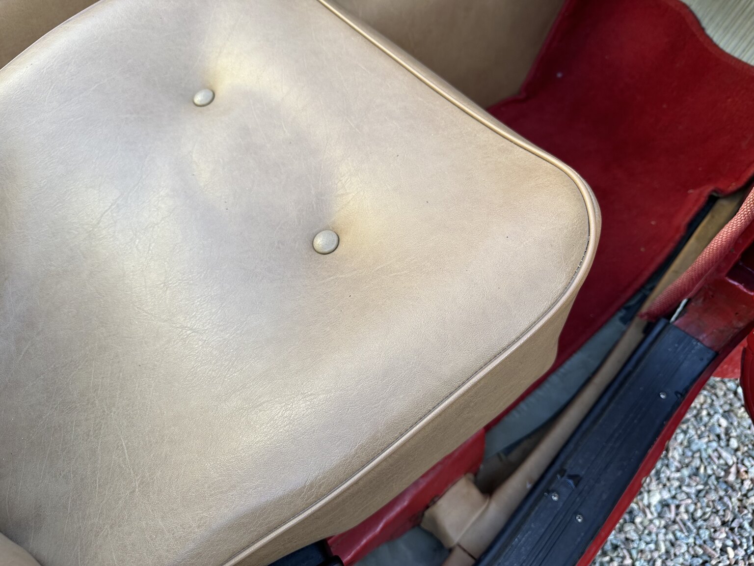 Interiörbild 1965 Volvo PV Cabriolet