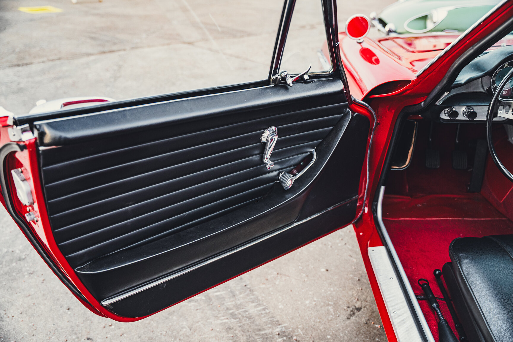 Innenraumfoto von 1963 Volvo P1800 S