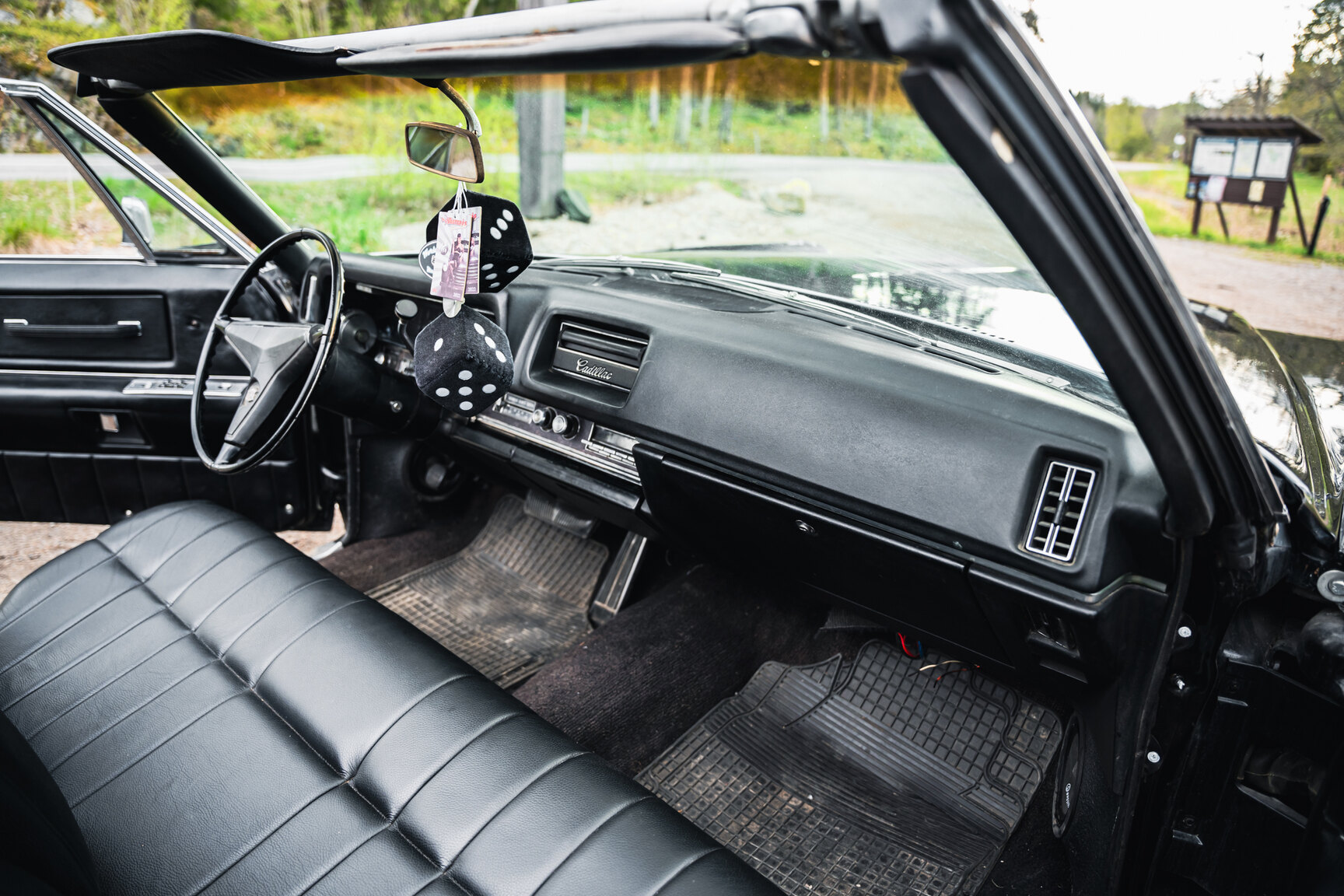 Interiörbild 1968 Cadillac De Ville Convertible