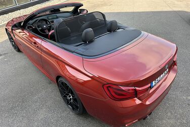 Exterior image of 2018 BMW M4 Competition Convertible F83 Manual