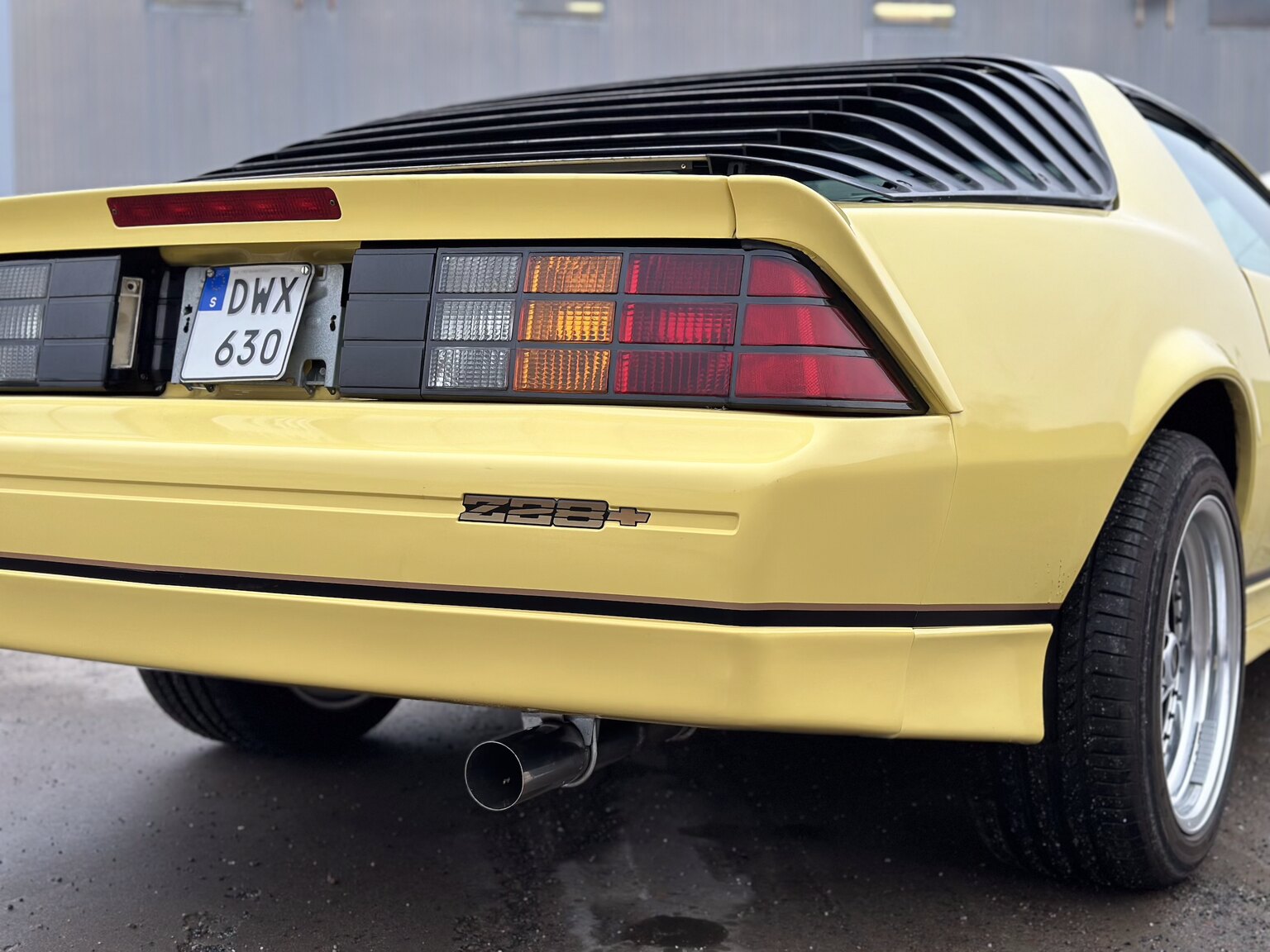 Exterior image of 1987 Chevrolet Camaro Z28