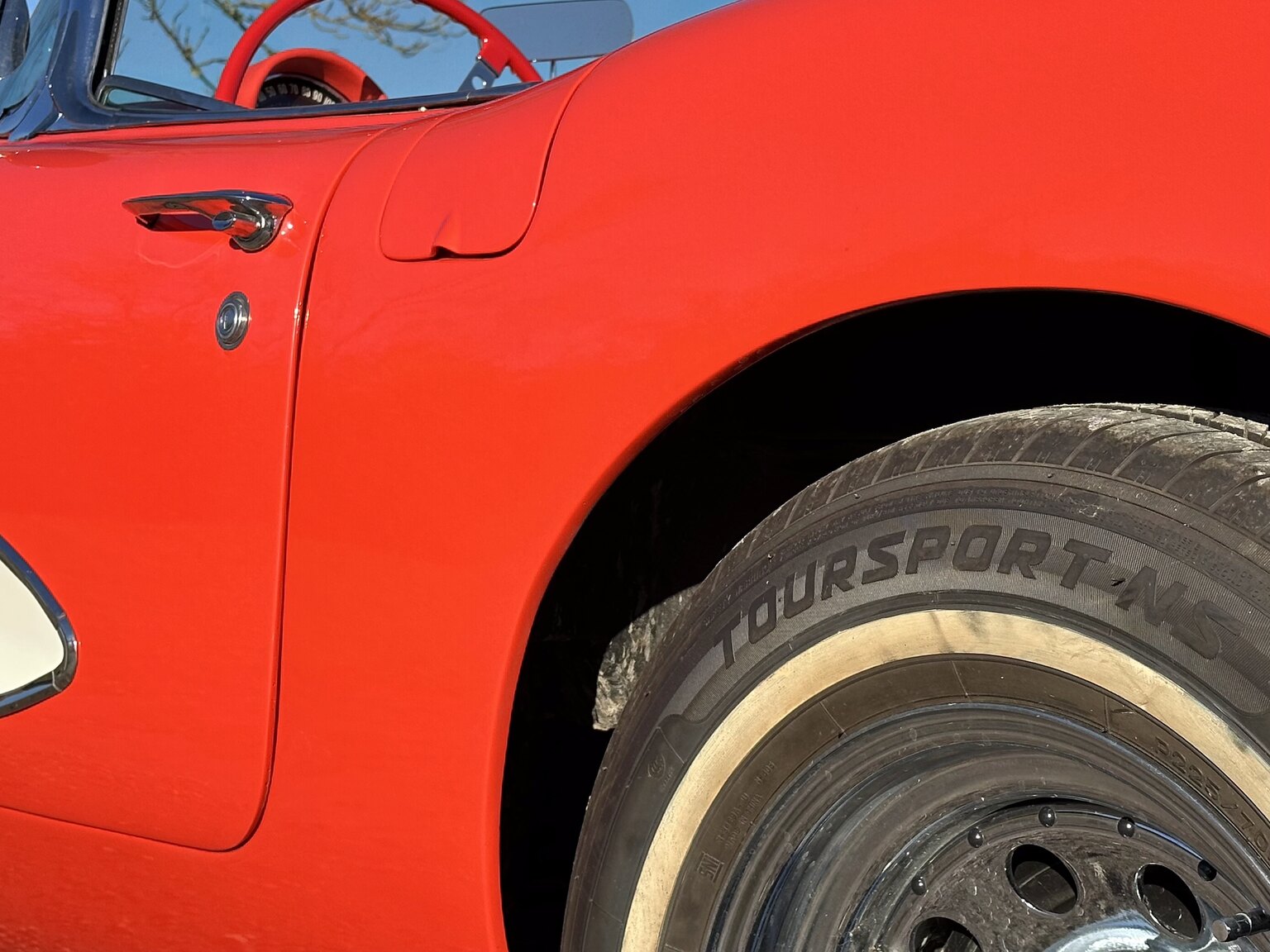 Exteriörbild på 1956 Chevrolet Corvette 