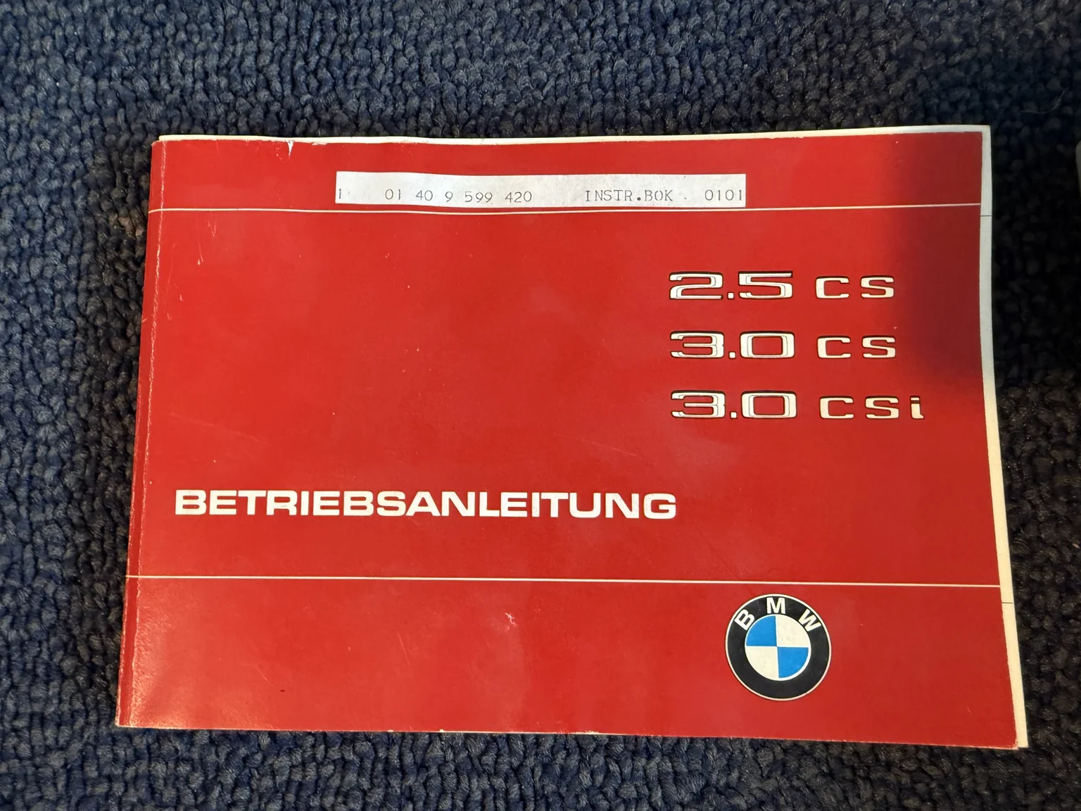 Dokumentation, 1972 BMW E9 3.0 CSI (4)