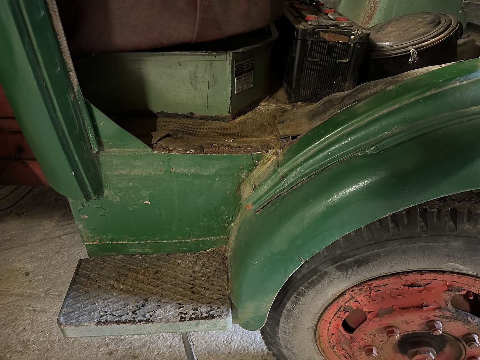 Interiörbild 1964 Mercedes-Benz L911