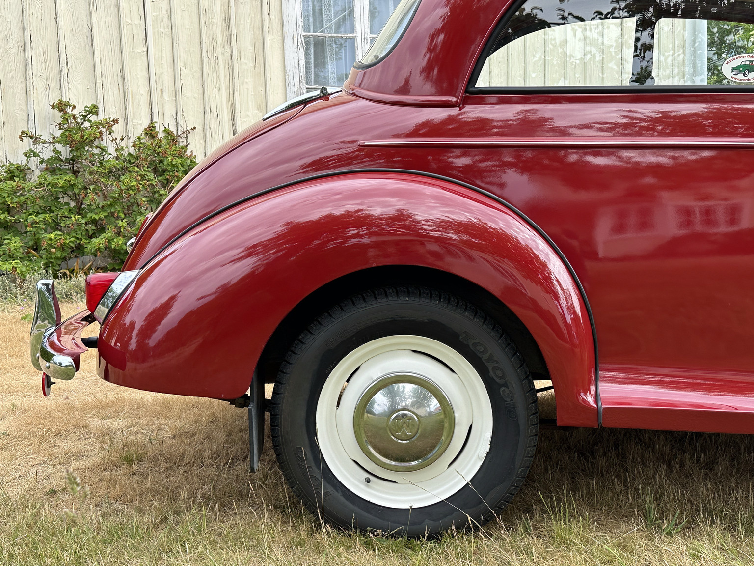 Exteriörbild på 1958 Morris Minor 1000