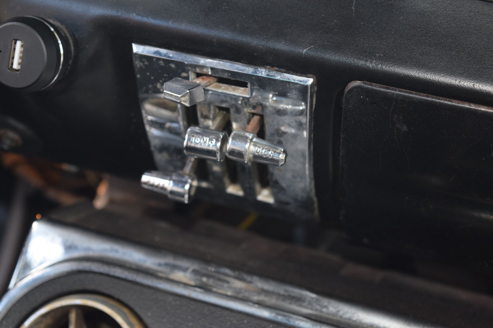 Interiörbild 1965 Ford Mustang 