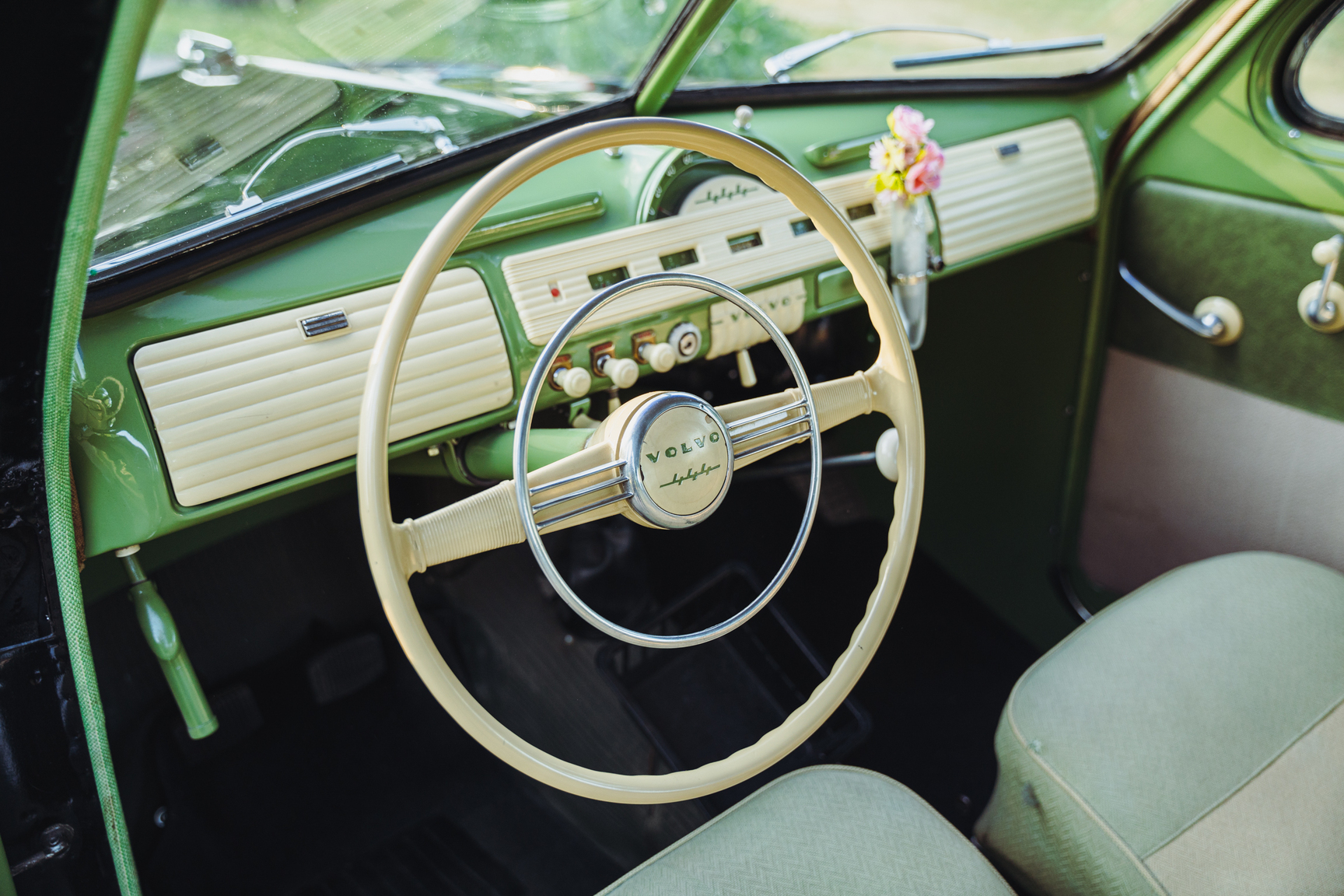 Interiörbild 1947 Volvo PV 444 1947