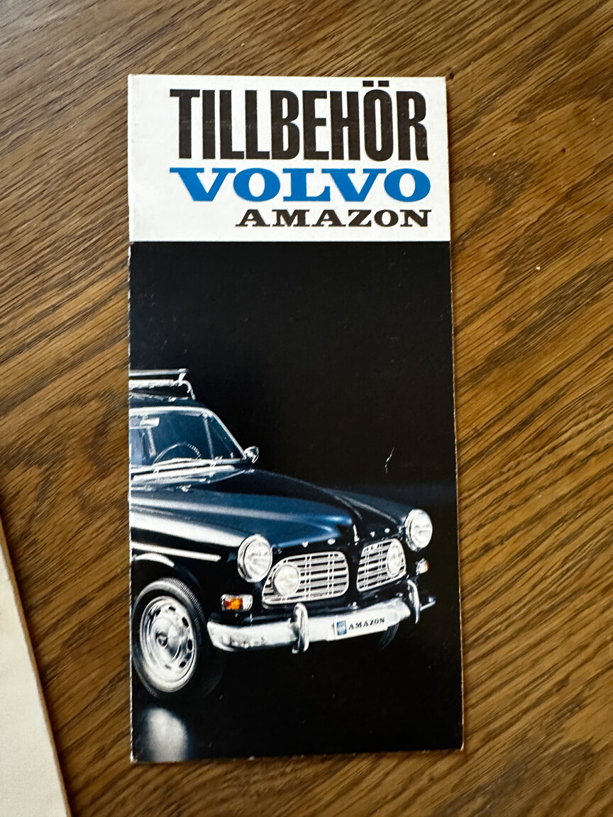 Dokumentation för 1970 Volvo Amazon 