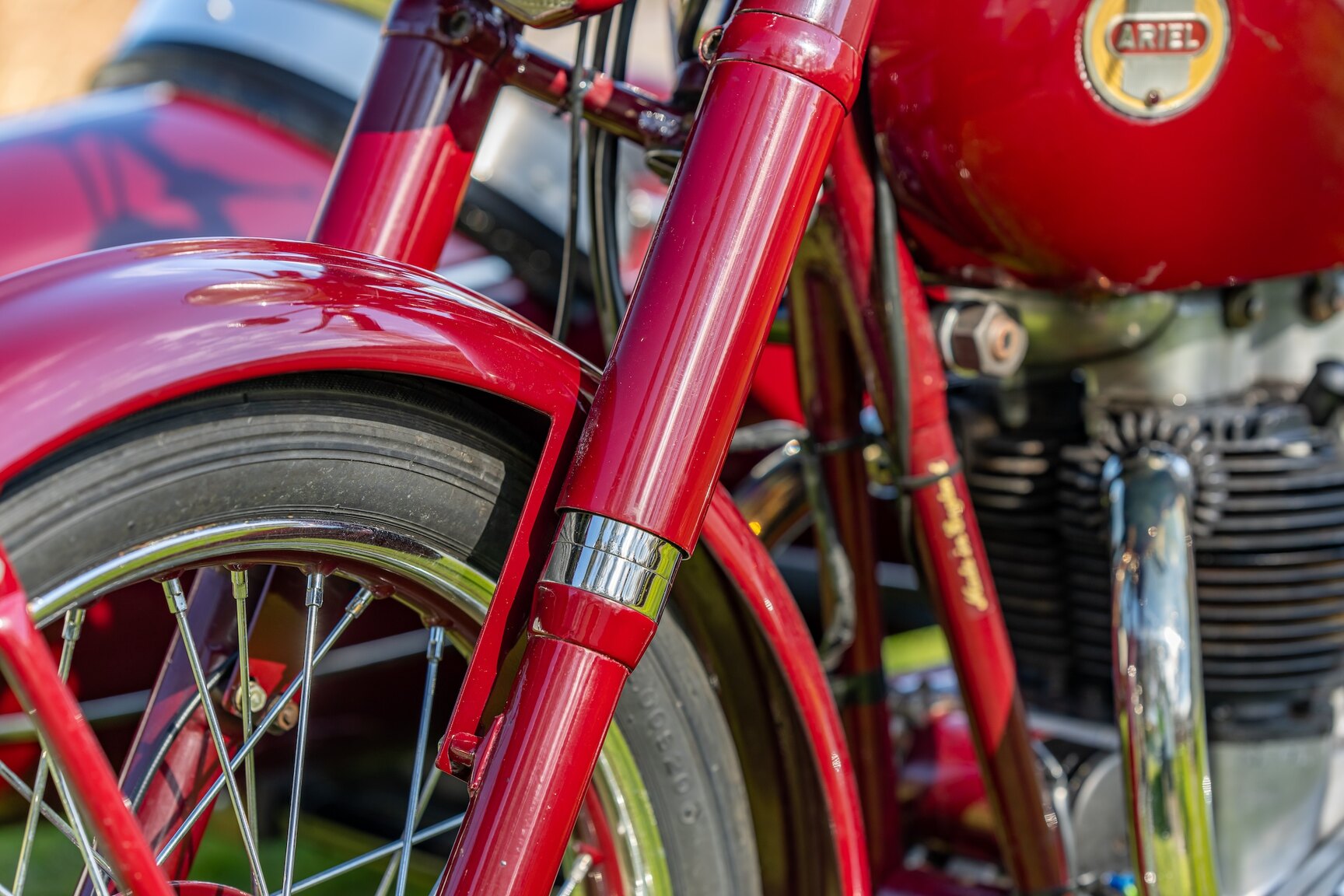 1954 Ariel FH 650 Huntsmaster Twin, Mekanik