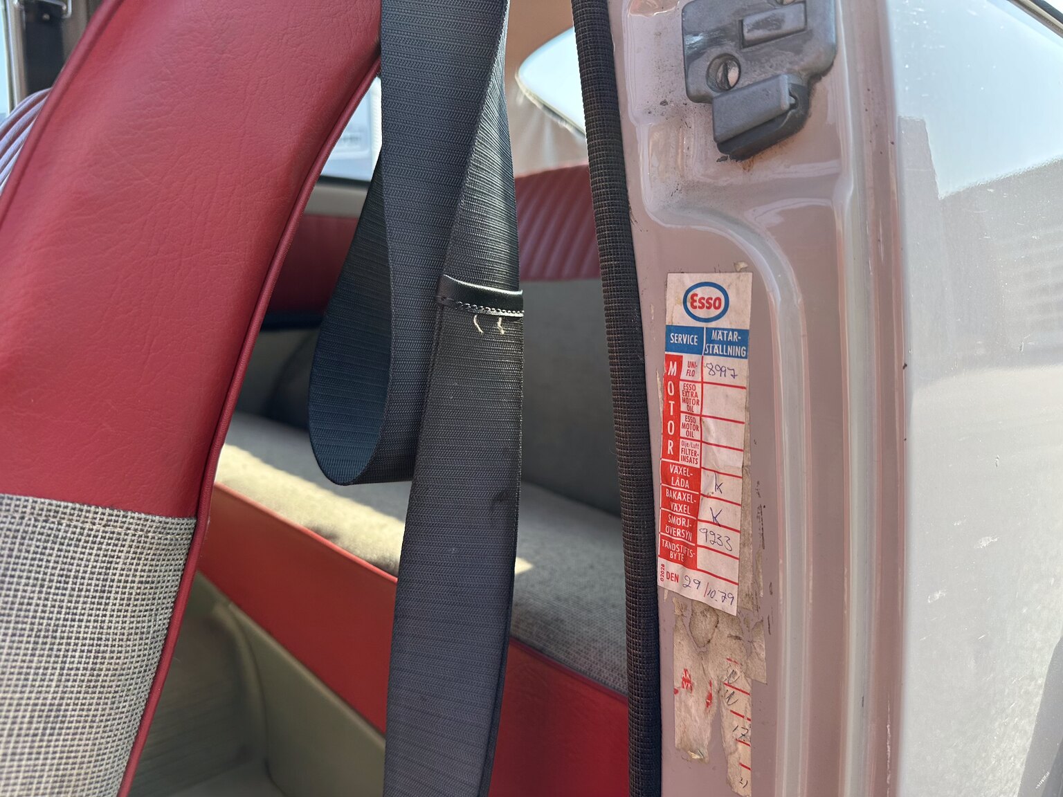 Innenraumfoto von 1960 Volvo PV 544A