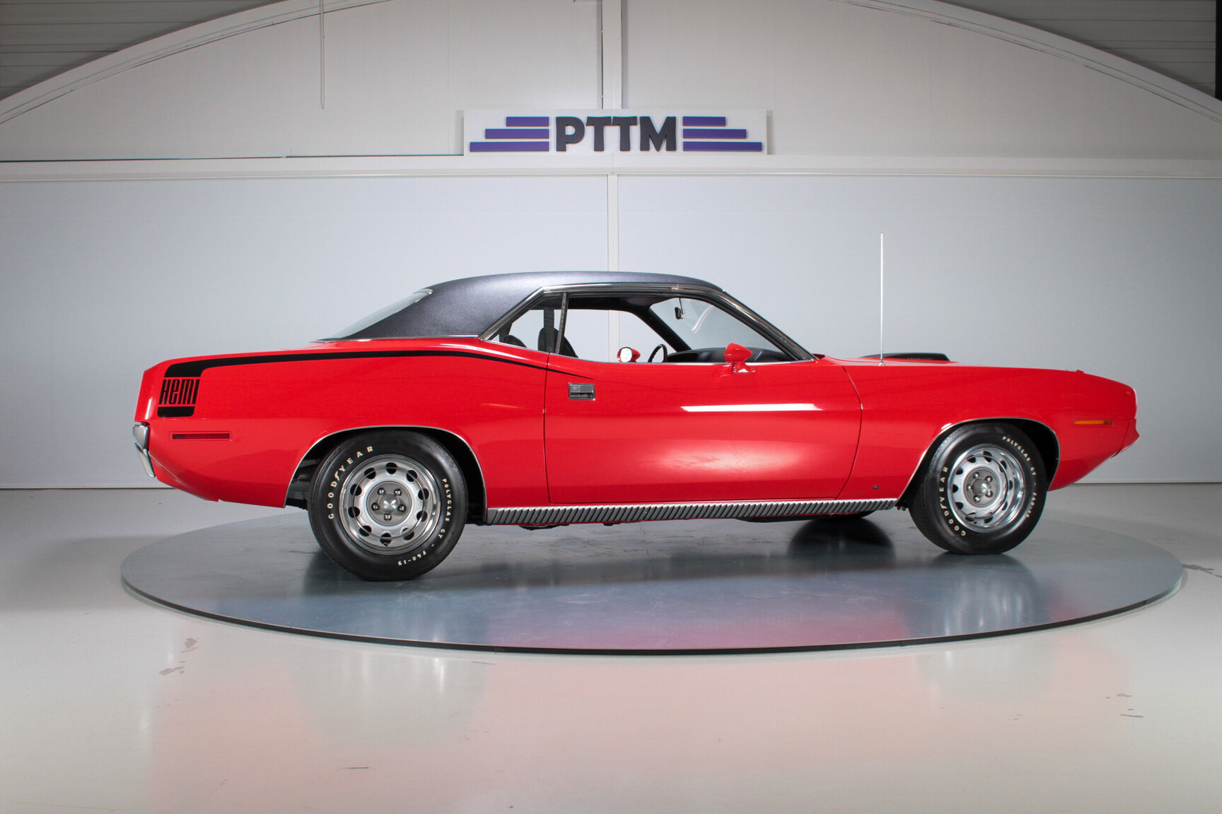 Exteriörbild på 1970 Plymouth Hemi Cuda