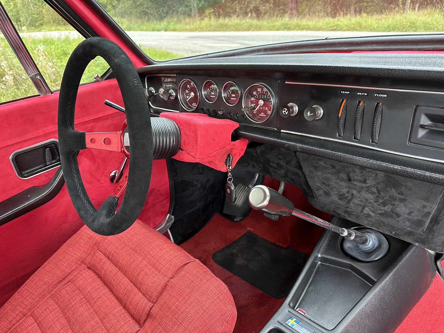Innenraumfoto von 1969 Volvo 144 custom