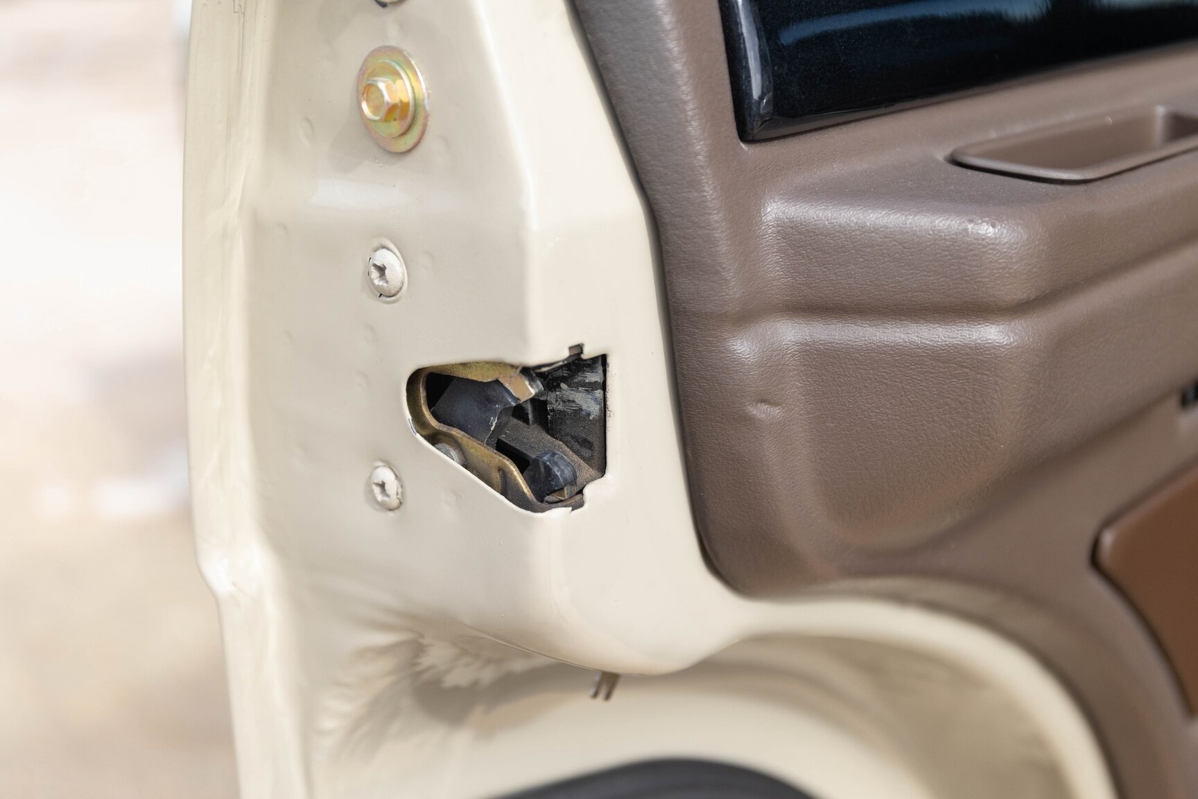 Innenraumfoto von 1991 Range Rover Restomod