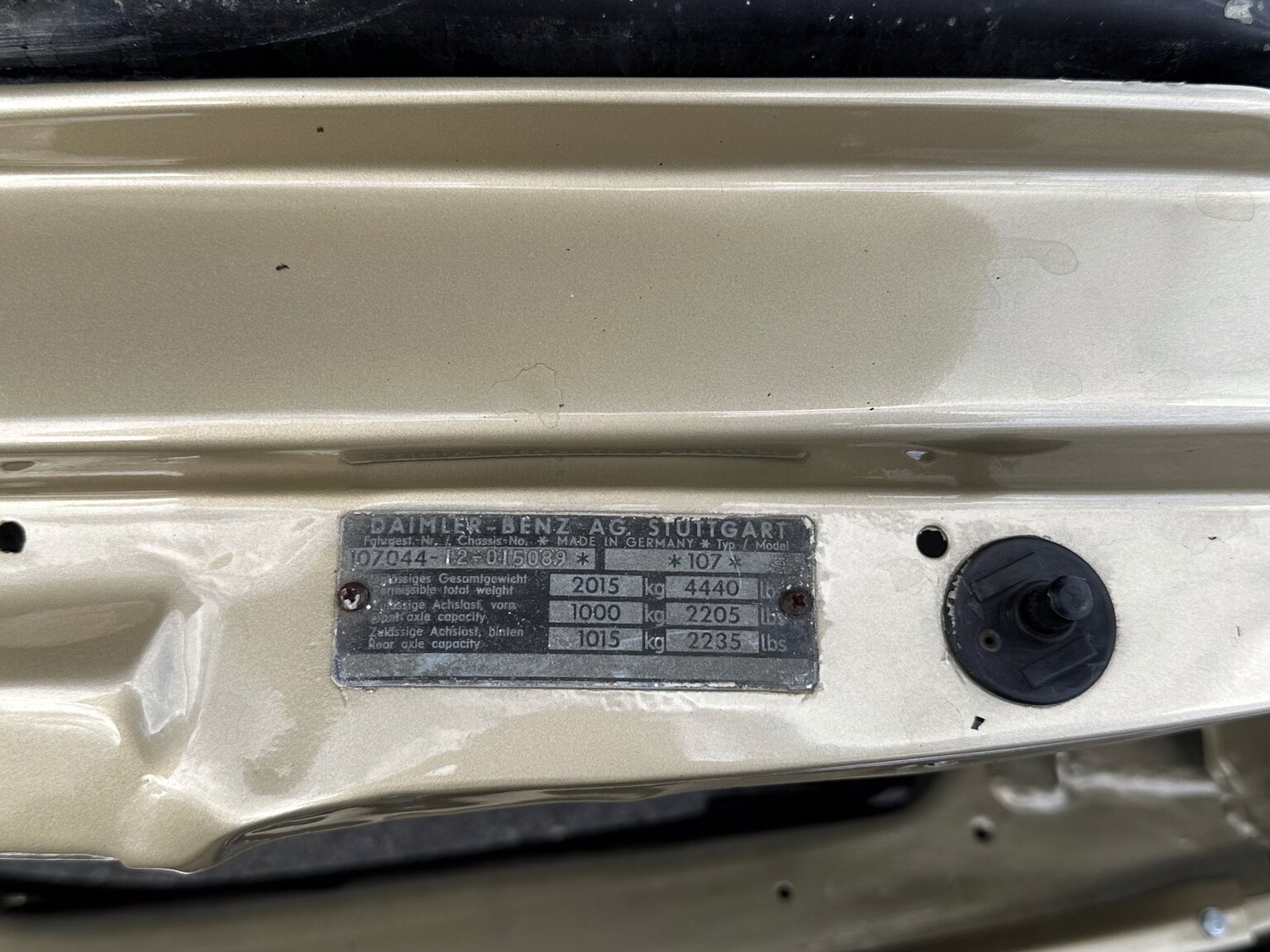 Image of 1974 Mercedes benz 450 SL mechanics