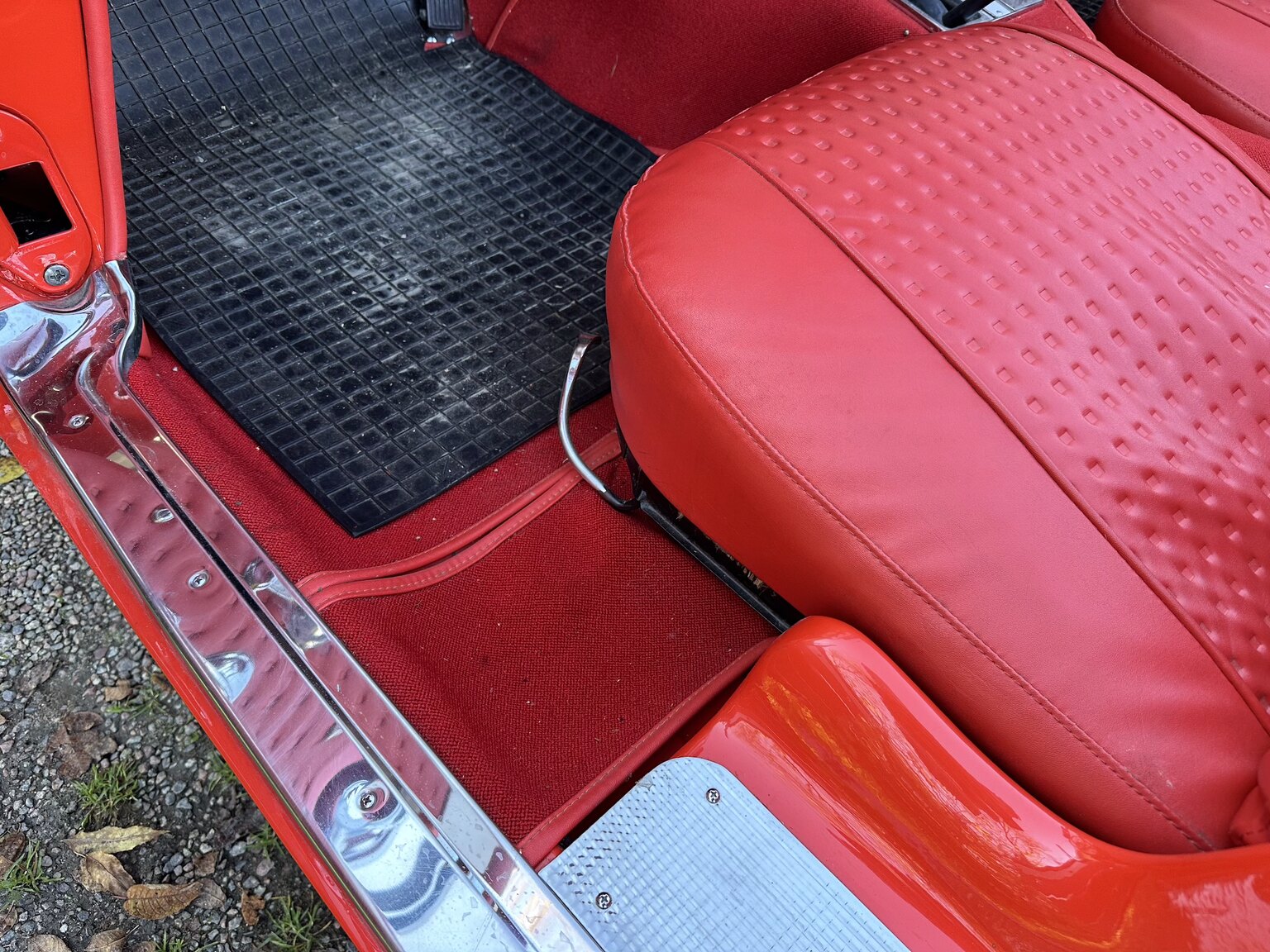Interiörbild 1956 Chevrolet Corvette 