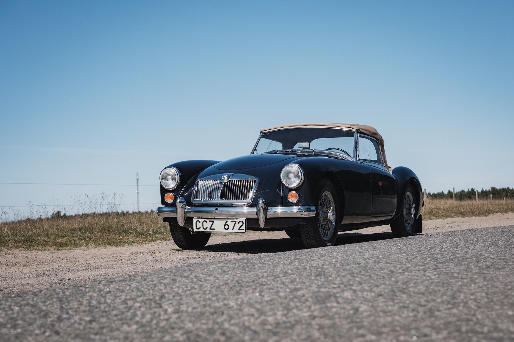 Exterior image of 1961 MG MGA 1600 mk2
