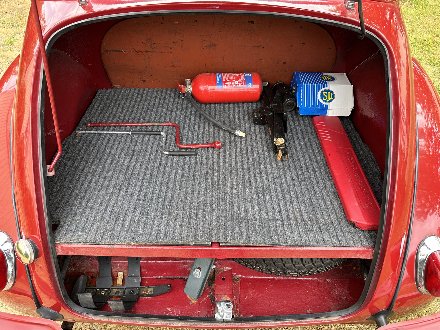 Interiörbild 1958 Morris Minor 1000