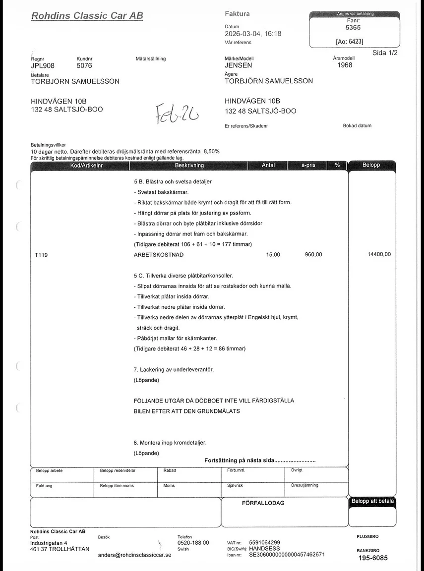 Documentation for 1968 Jensen Interceptor (47)