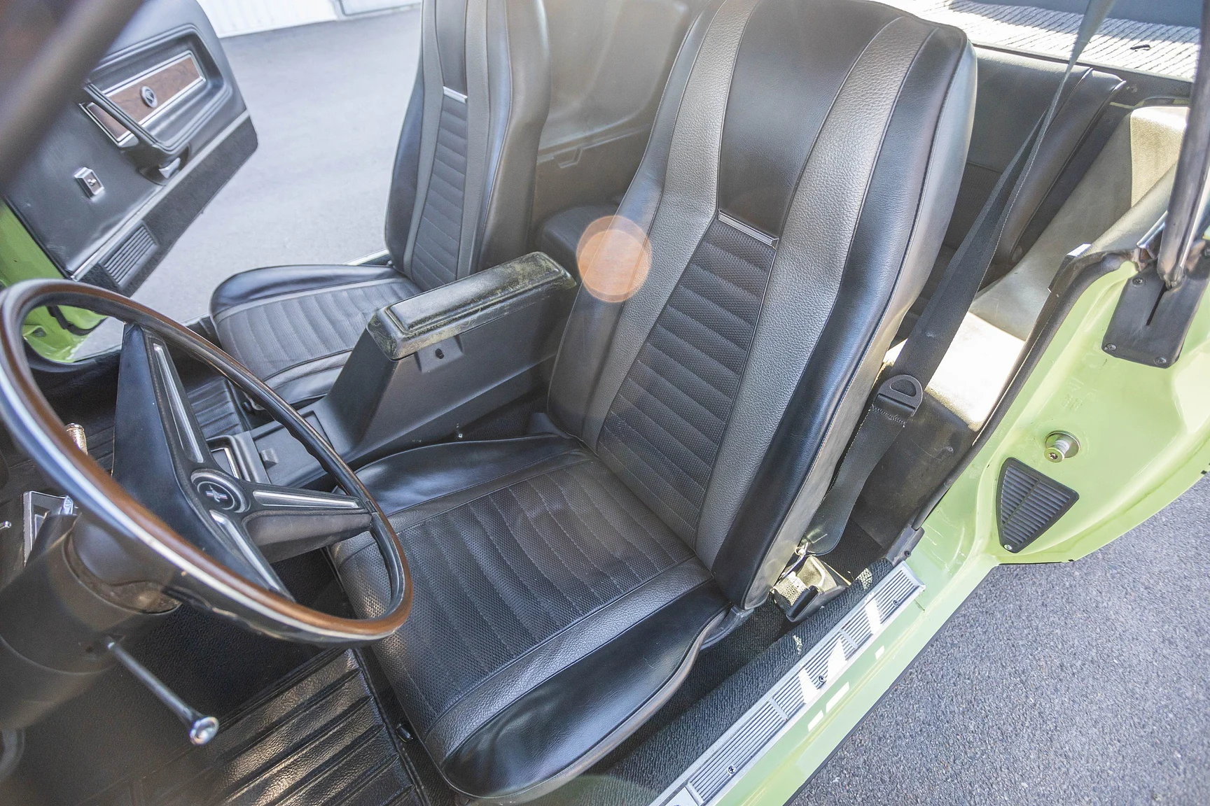 Interiörbild 1971 Ford Mustang Mach 1 351cui (2)