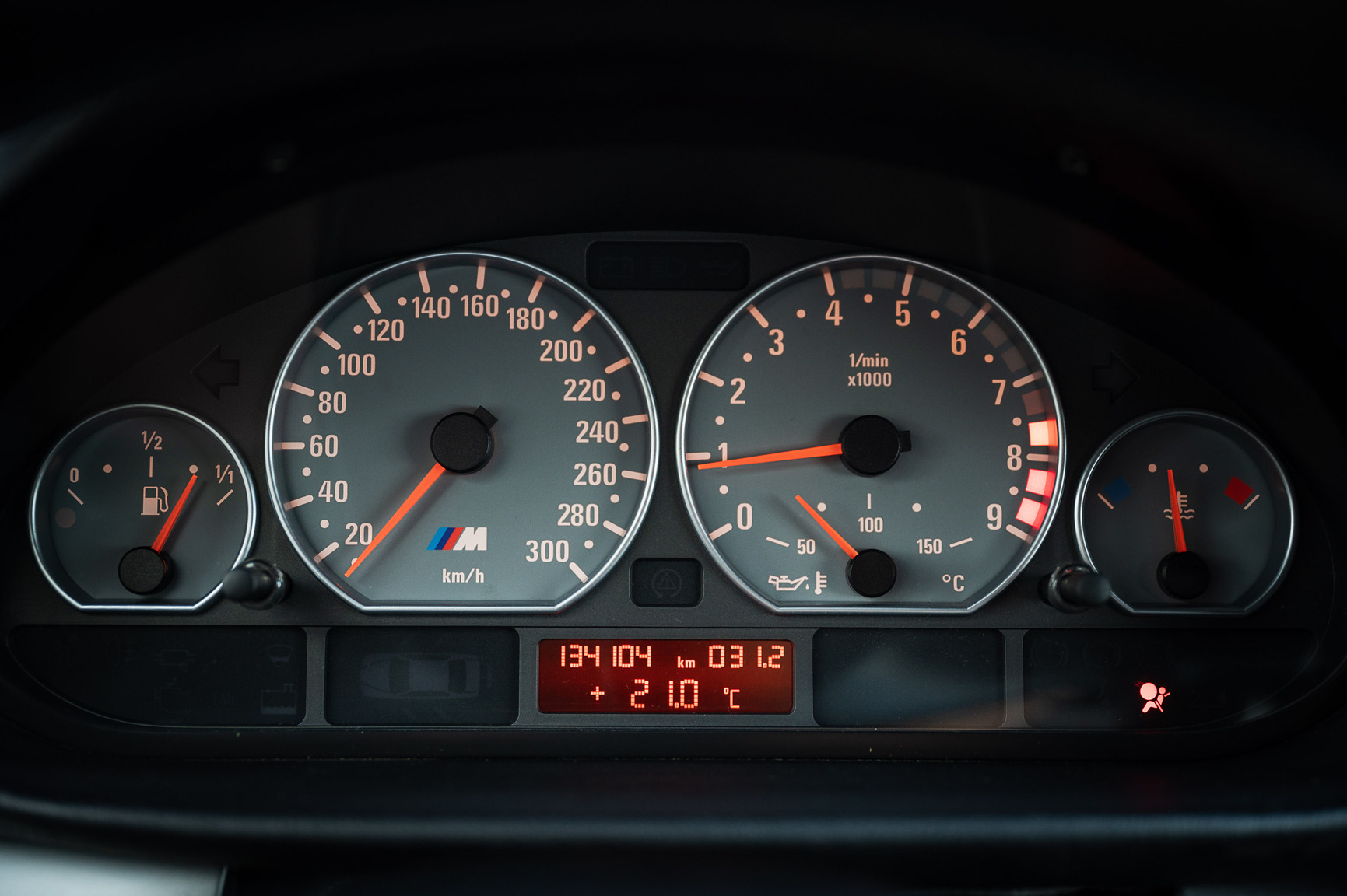 Interiörbild 2005 BMW M3 E46 manuell