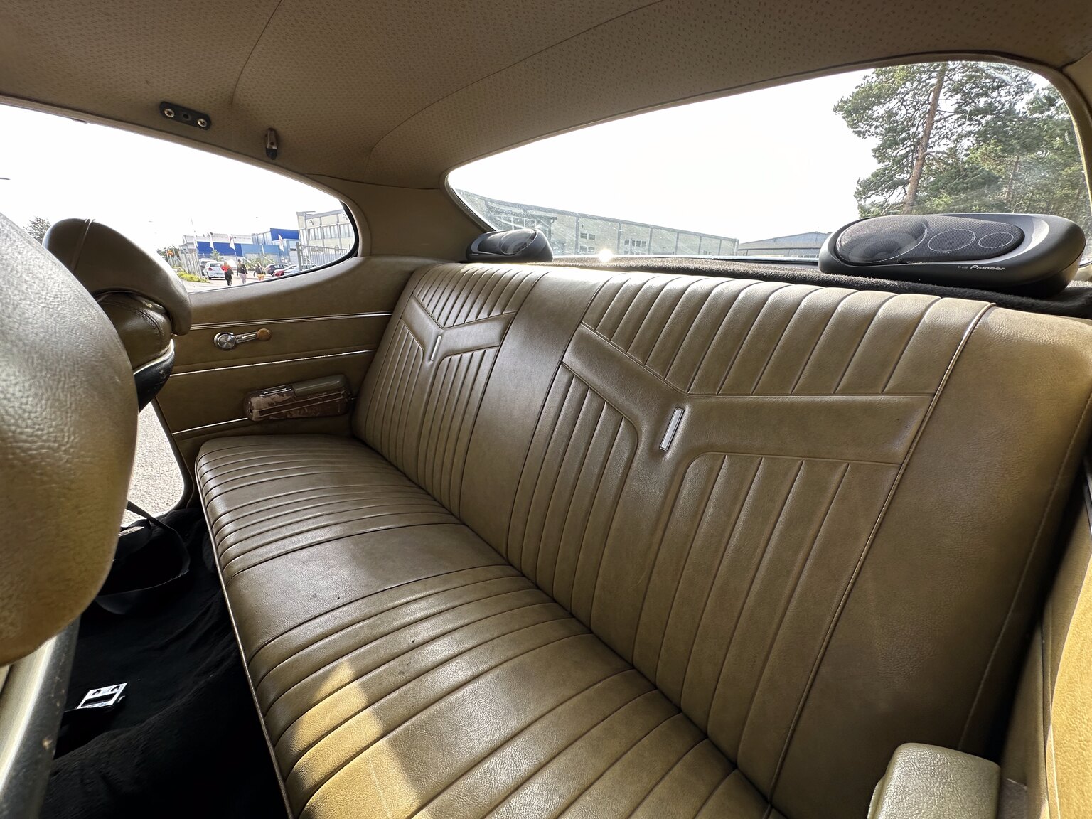 Interiörbild 1969 Pontiac GTO 406cid 