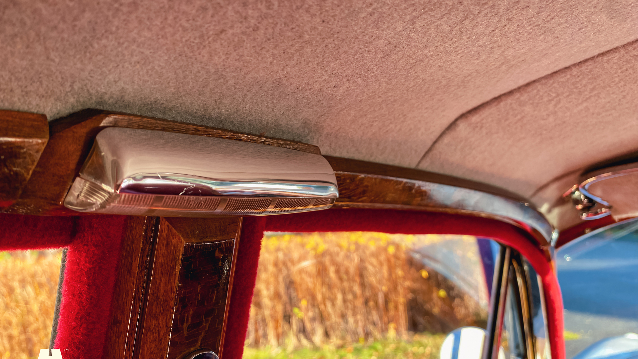 Interiörbild 1961 Jaguar Mark 2