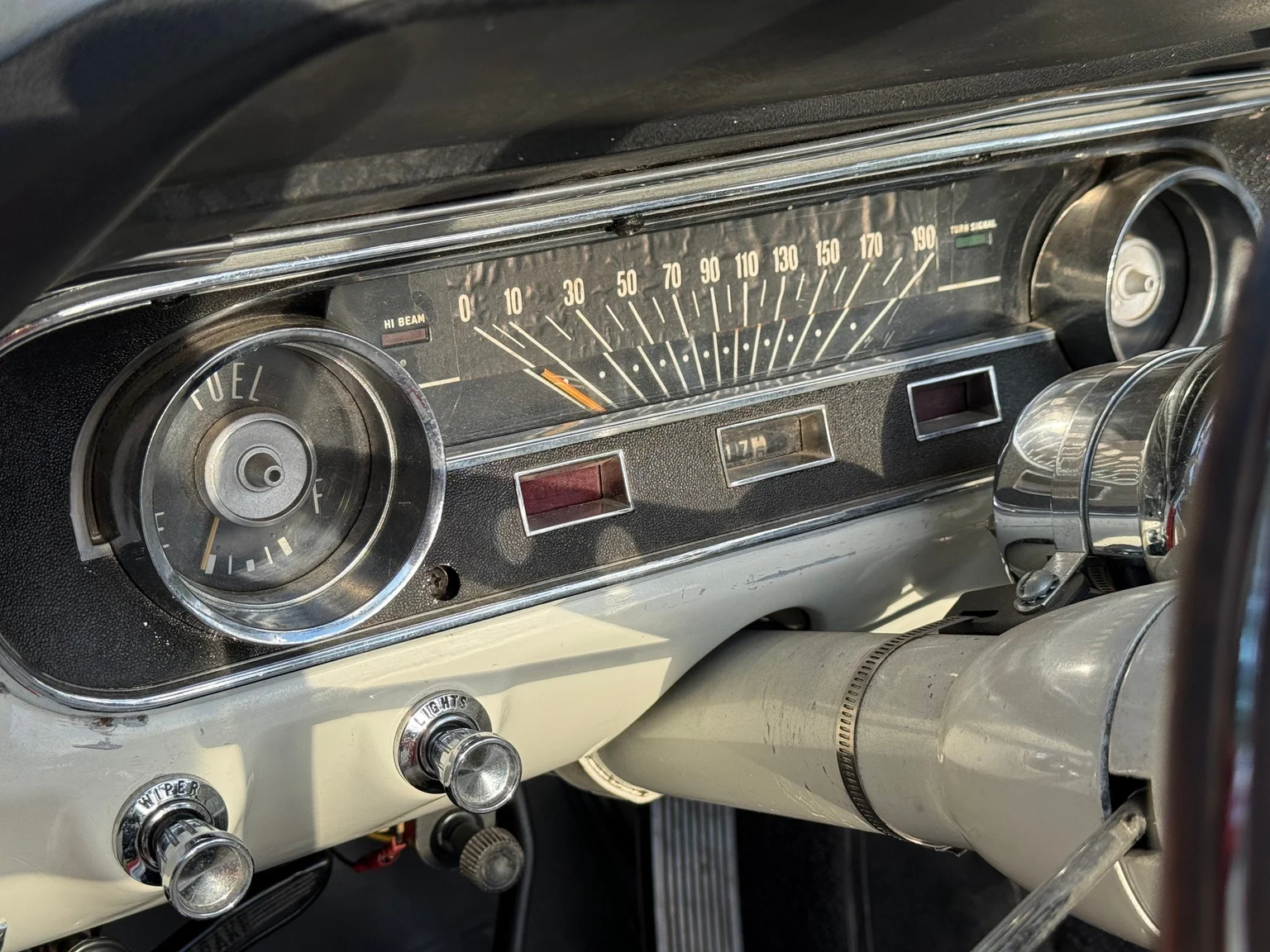 Interiörbild 1965 Ford Mustang Cabriolet (15)