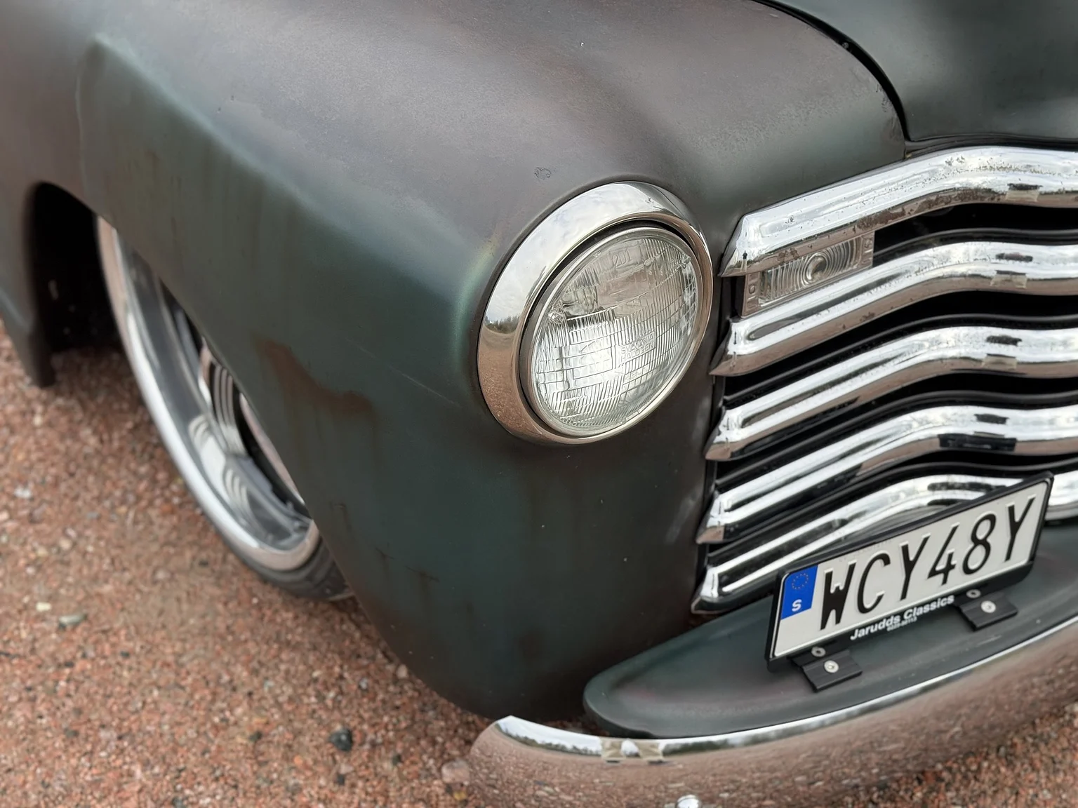 Exteriörbild på 1953 Chevrolet 3600 Custom by Järudds (46)
