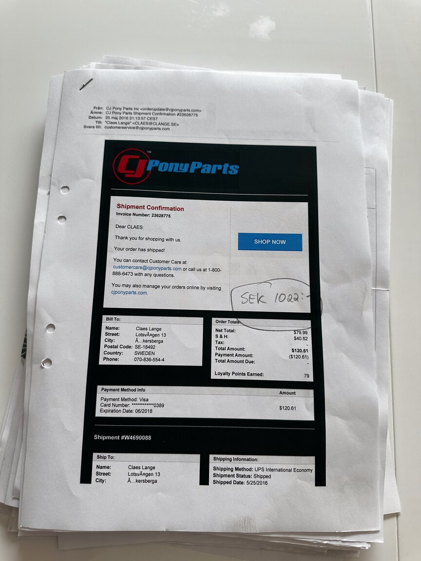 Dokumentation, 1965 Ford Mustang Cabriolet (21)