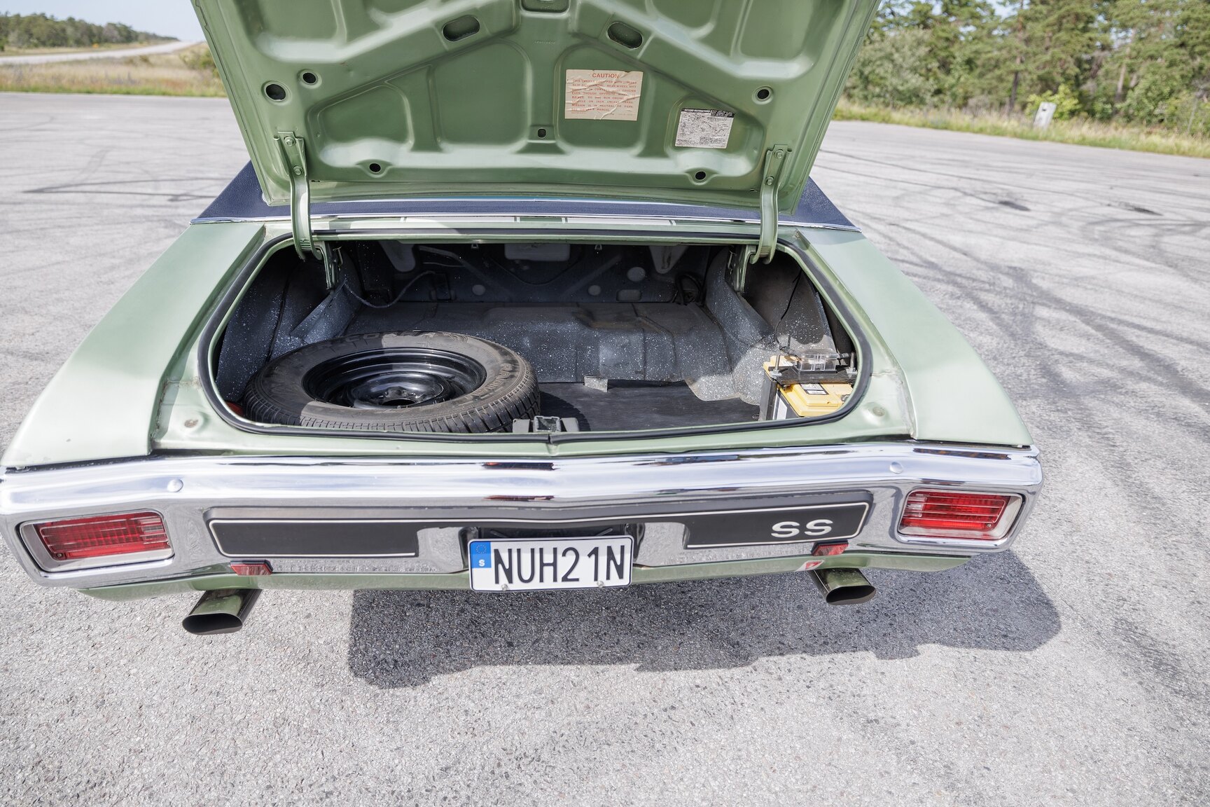 Interiörbild 1970 Chevrolet Chevelle SS