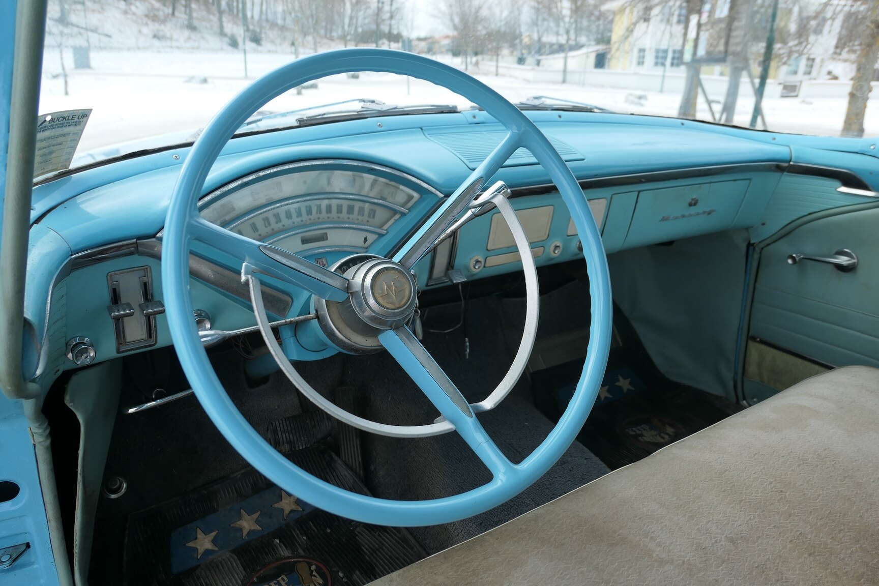 Interiörbild 1956 Mercury Custom 5.1 V8