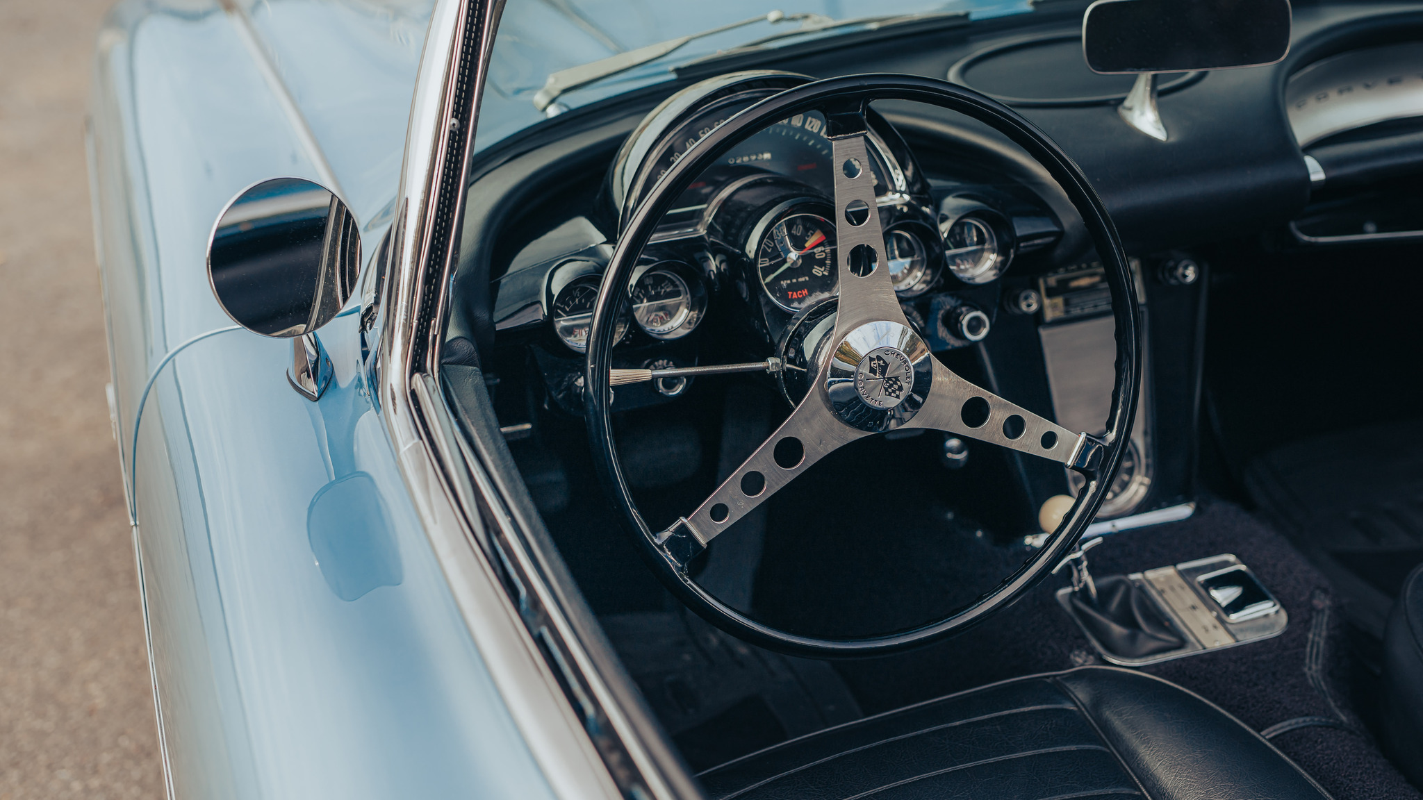 Interiörbild 1959 Chevrolet Corvette 1959