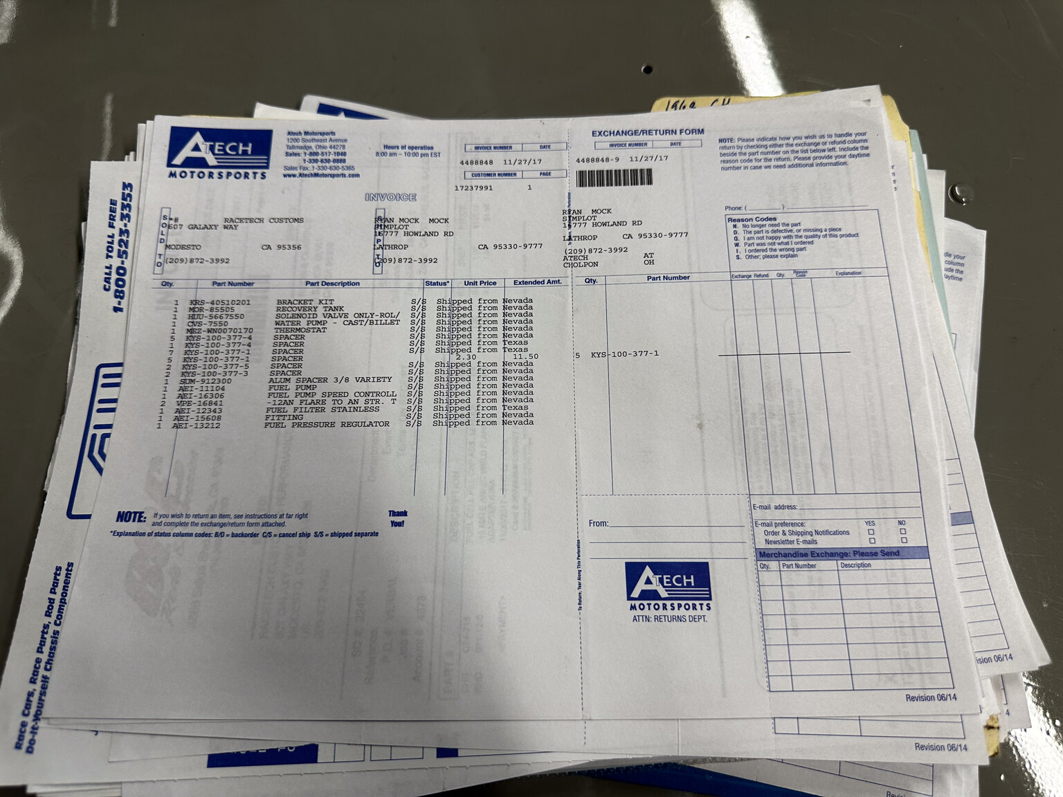 Documentation for 1968 Chevrolet Chevelle PRO Street (5)