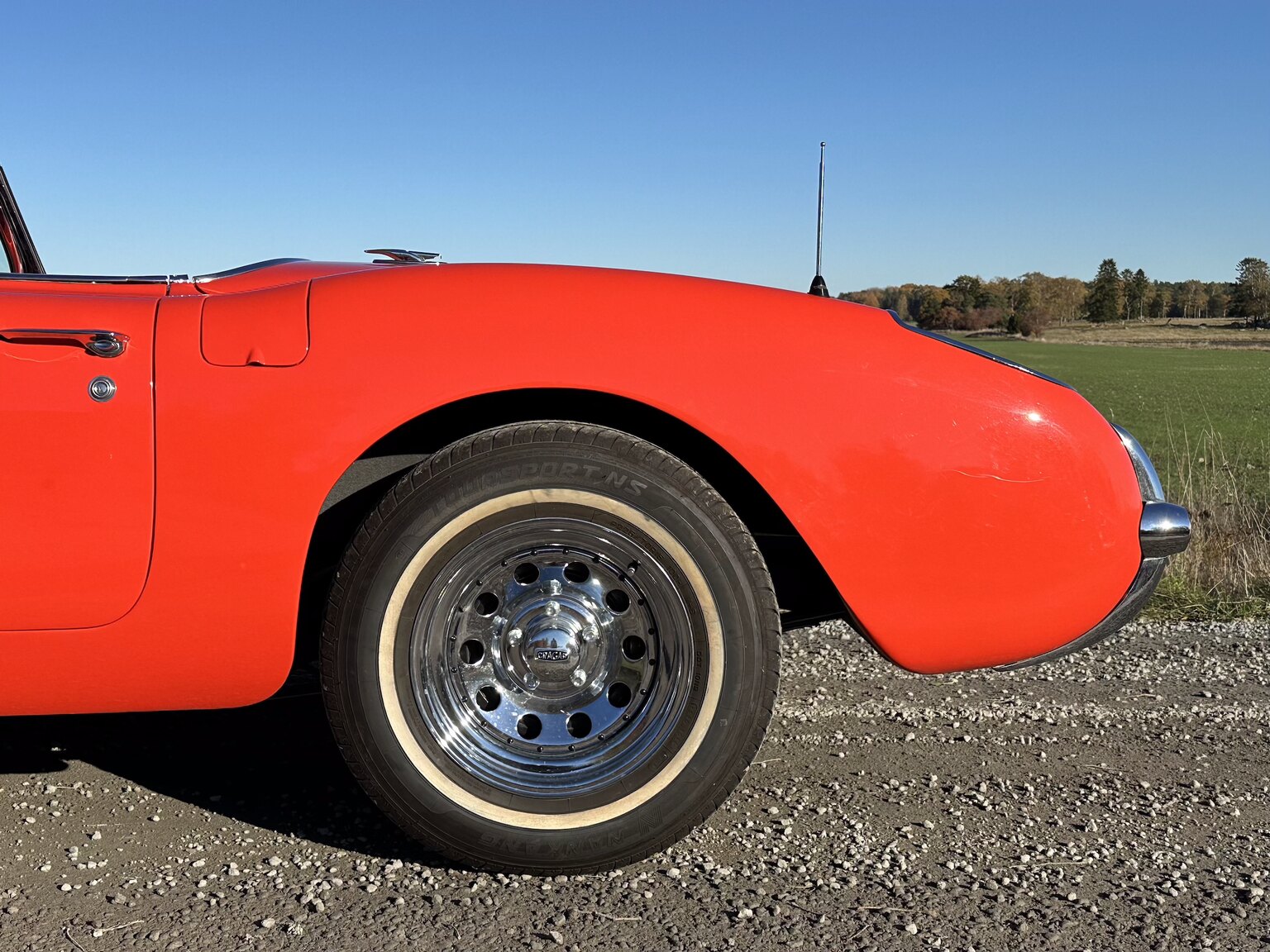 Exteriörbild på 1956 Chevrolet Corvette 