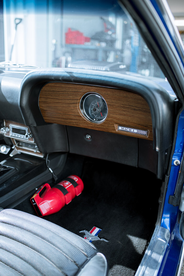 Innenraumfoto von 1969 Ford Mustang Mach 1