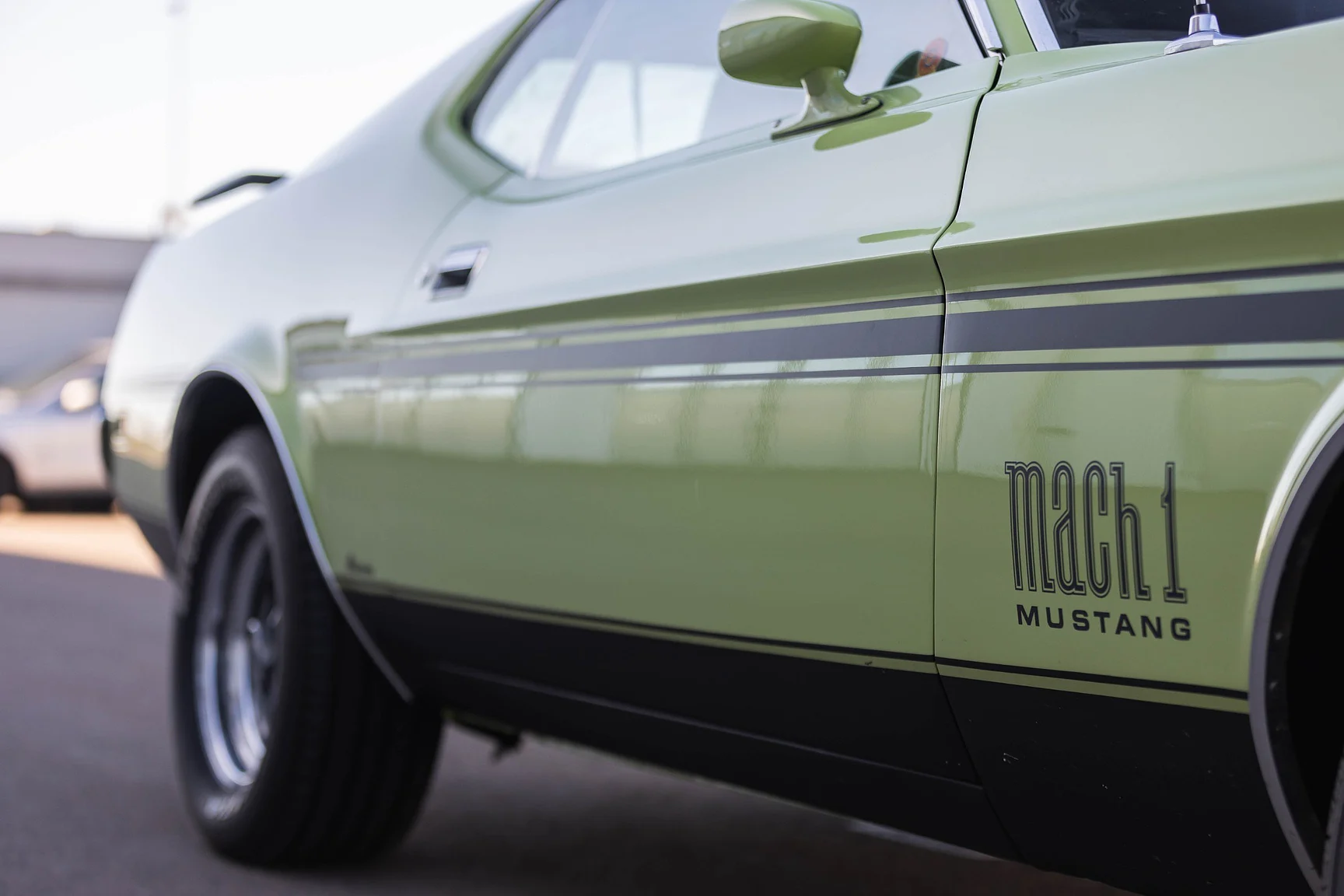 Exteriörbild på 1971 Ford Mustang Mach 1 351cui (36)