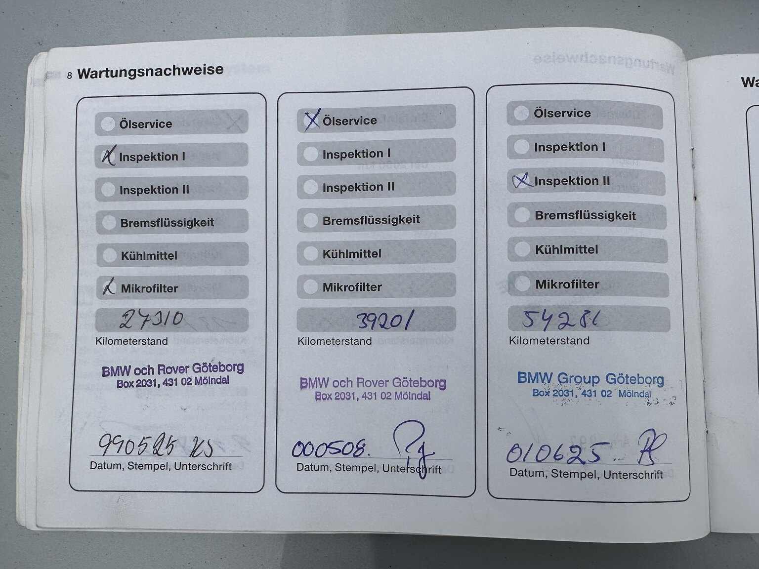 Dokumentation för 1997 BMW Z3 2.8 Roadster