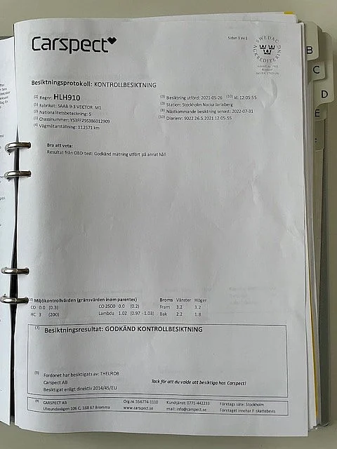 Documentation for 2008 SAAB 9-3 Vector 2.0T Cabriolet (39)