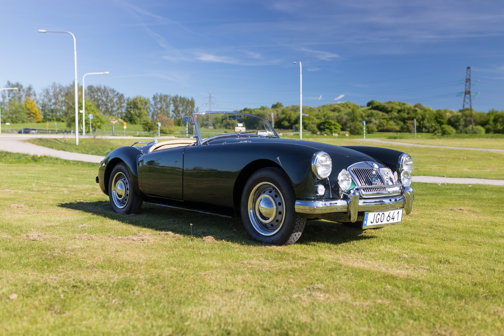Exteriörbild på 1958 MG MGA 1500