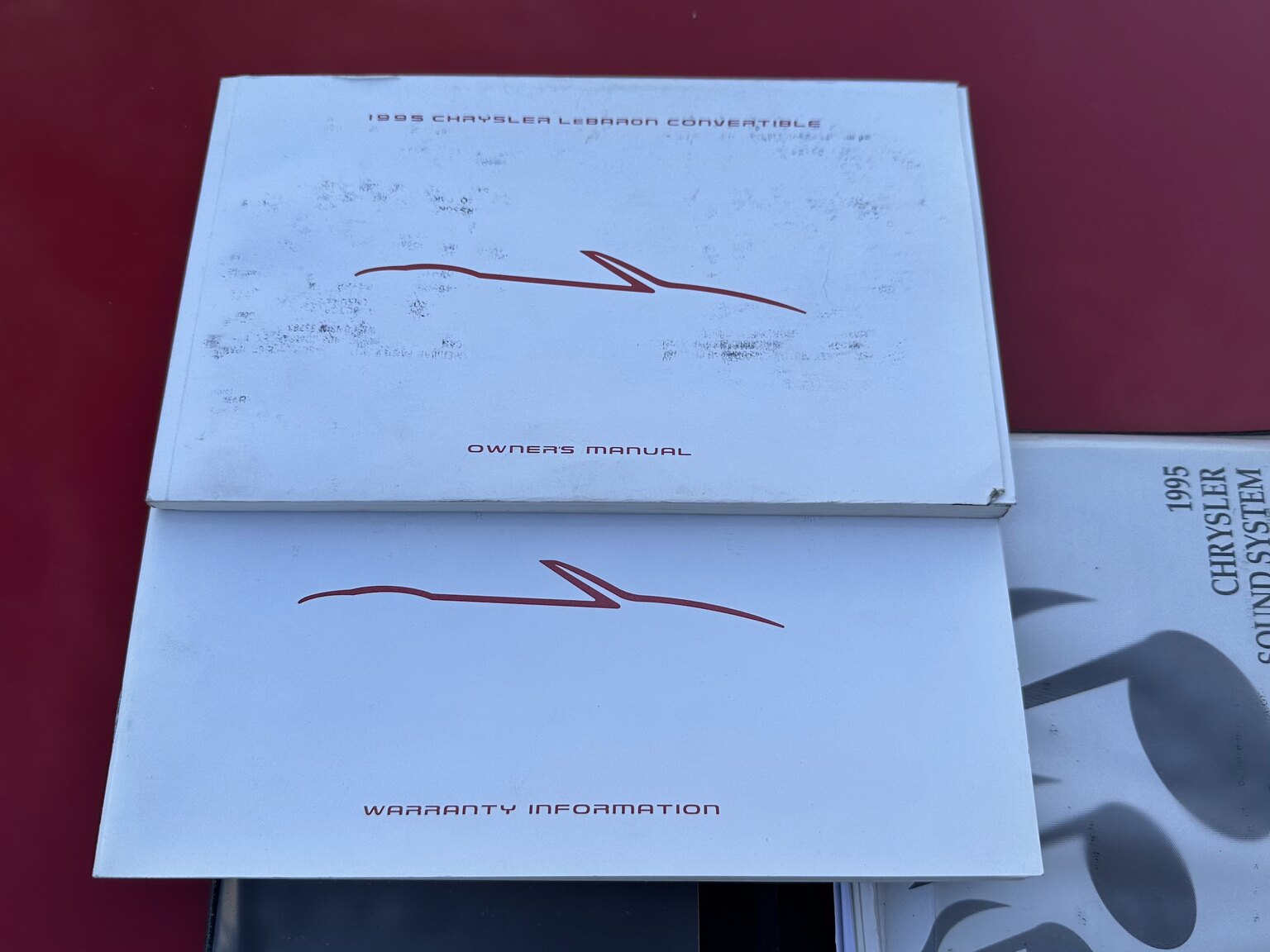 Documentation for 1995 Chrysler LeBaron