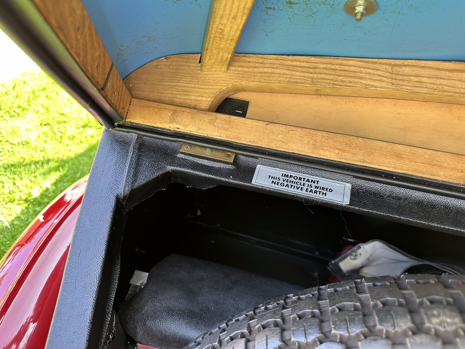 Interiörbild 1938 AUSTIN SEVEN BOAT TAIL