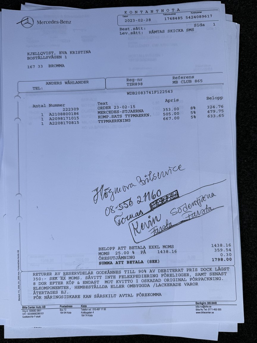 Documentation for 2000 Mercedes-Benz CLK 55 AMG Coupé