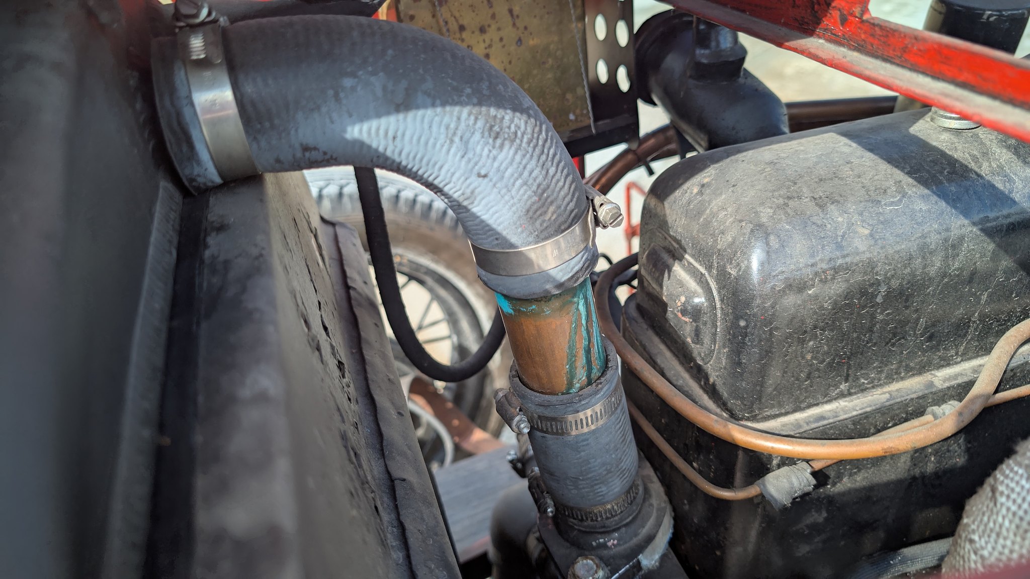 Image of 1929 FIAT 321C (521c) "Flying Fiona" mechanics