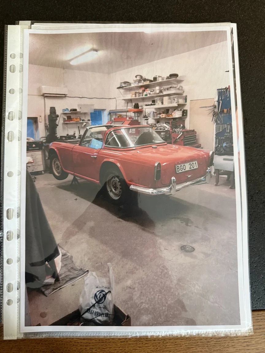 Documentation for 1963 Triumph TR4 (1)